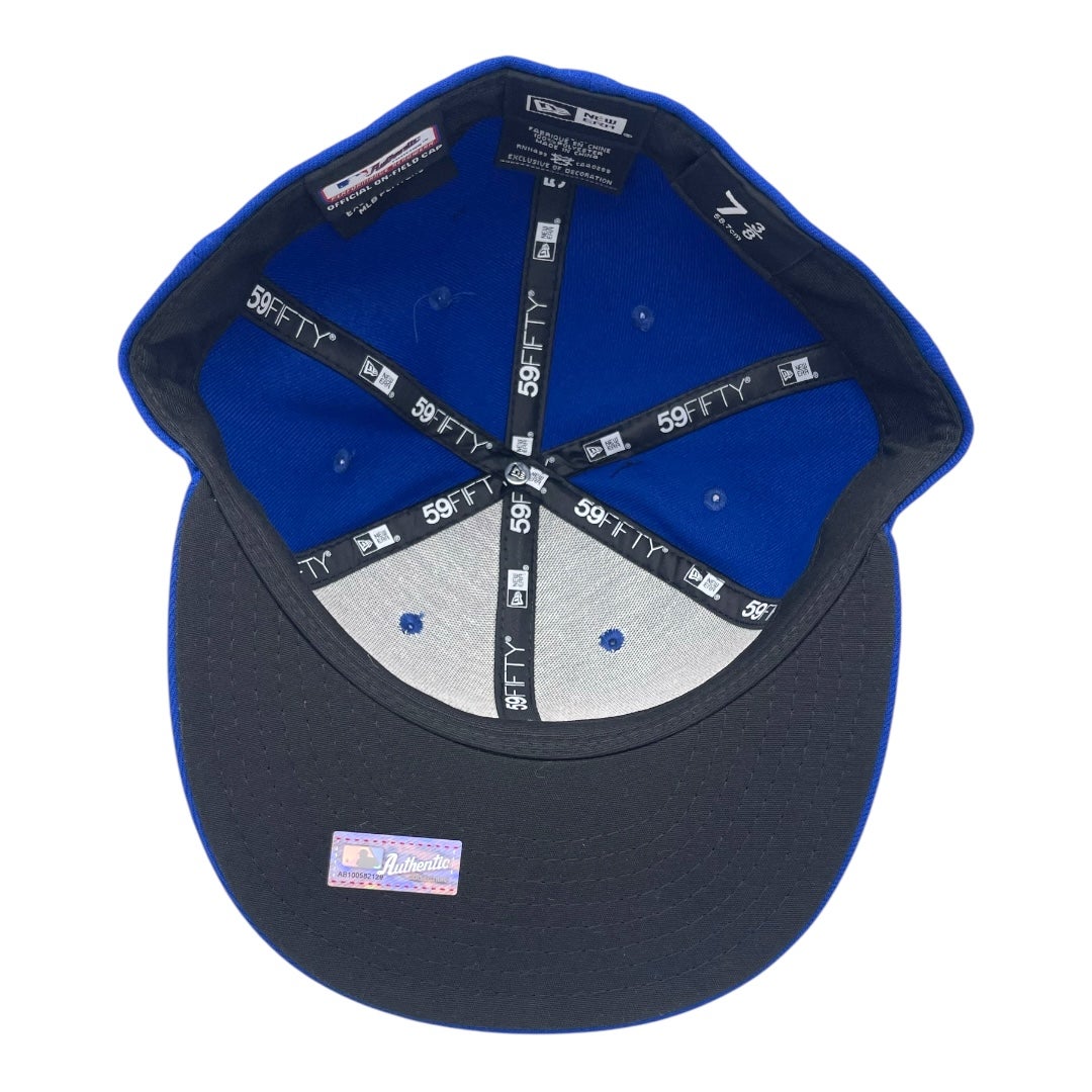 Casquette Ajustée New Era 59Fifty Milwaukee Brewers - Taille 7 3/8, Bleu Marine/or, Joueur Robin Yount