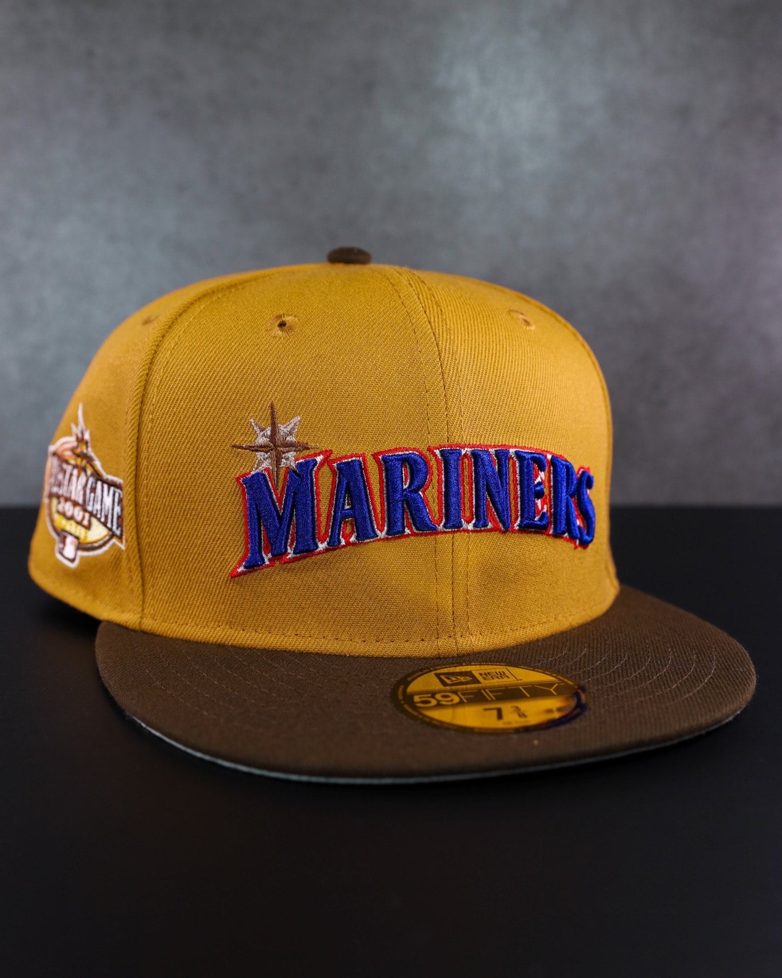 Cincinnati Reds Fitted Hat Red And Yellow Snapback SEATTLE