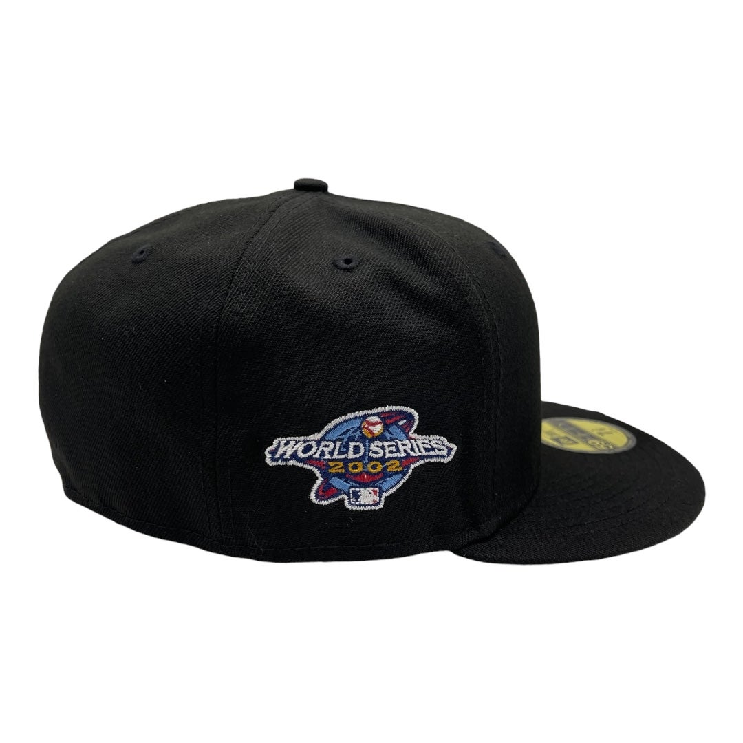 Los Angeles Angels New Era All Black And Gray Bottom And