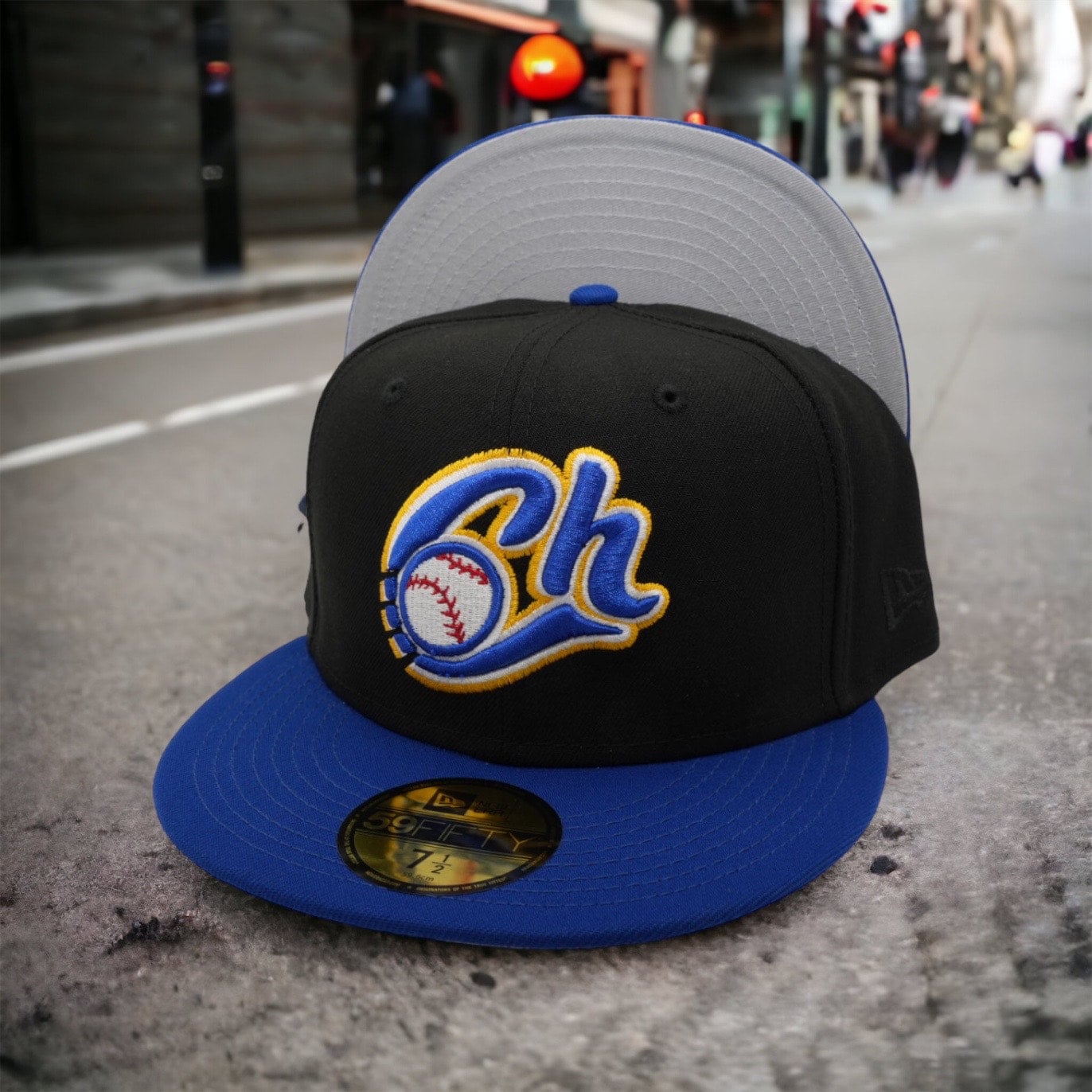 Charros De Jalisco New Era LMB Mexican League Black/Royal Blue And