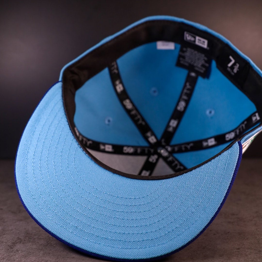 WBC Mexico New Era 1 Sky Blue/Dark Royal And Sky Blue Bottom With