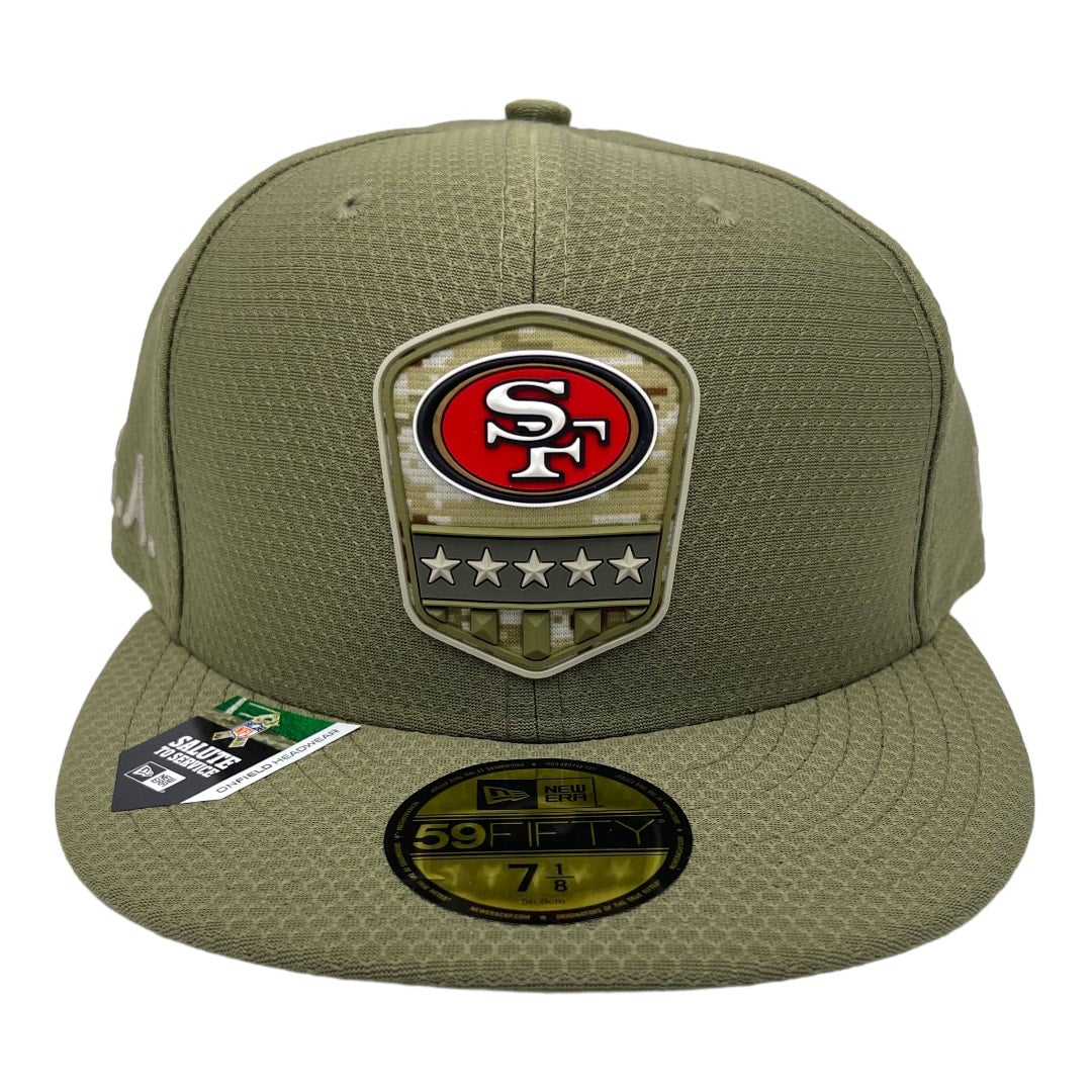 San Francisco 49ers New Era All Olive Green 2019 Salute to
