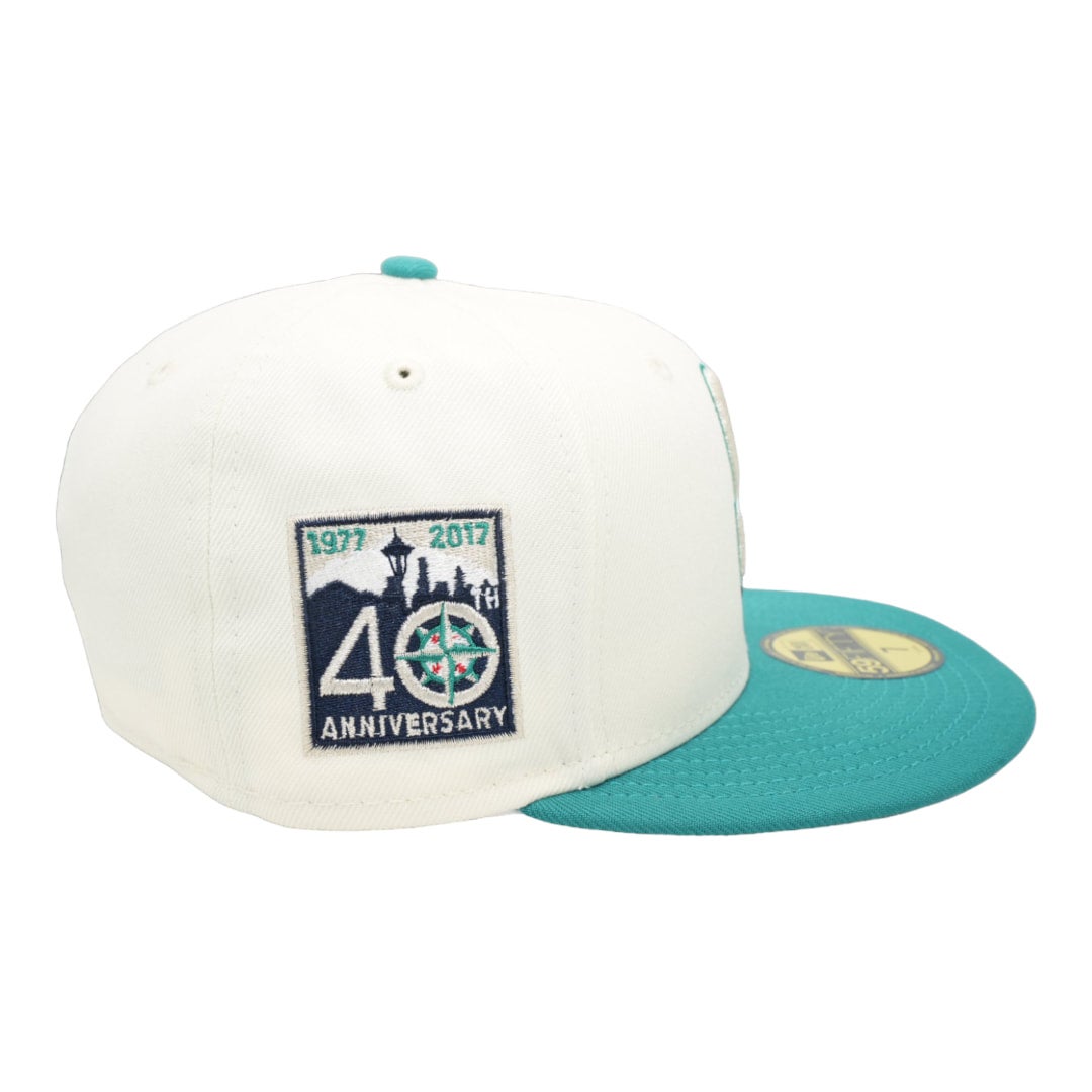 NEW ERA 59fifty Seattle Marinersマリナーズ Seattle Mariners 40th Anniversary Blue Navy 59Fifty Fitted