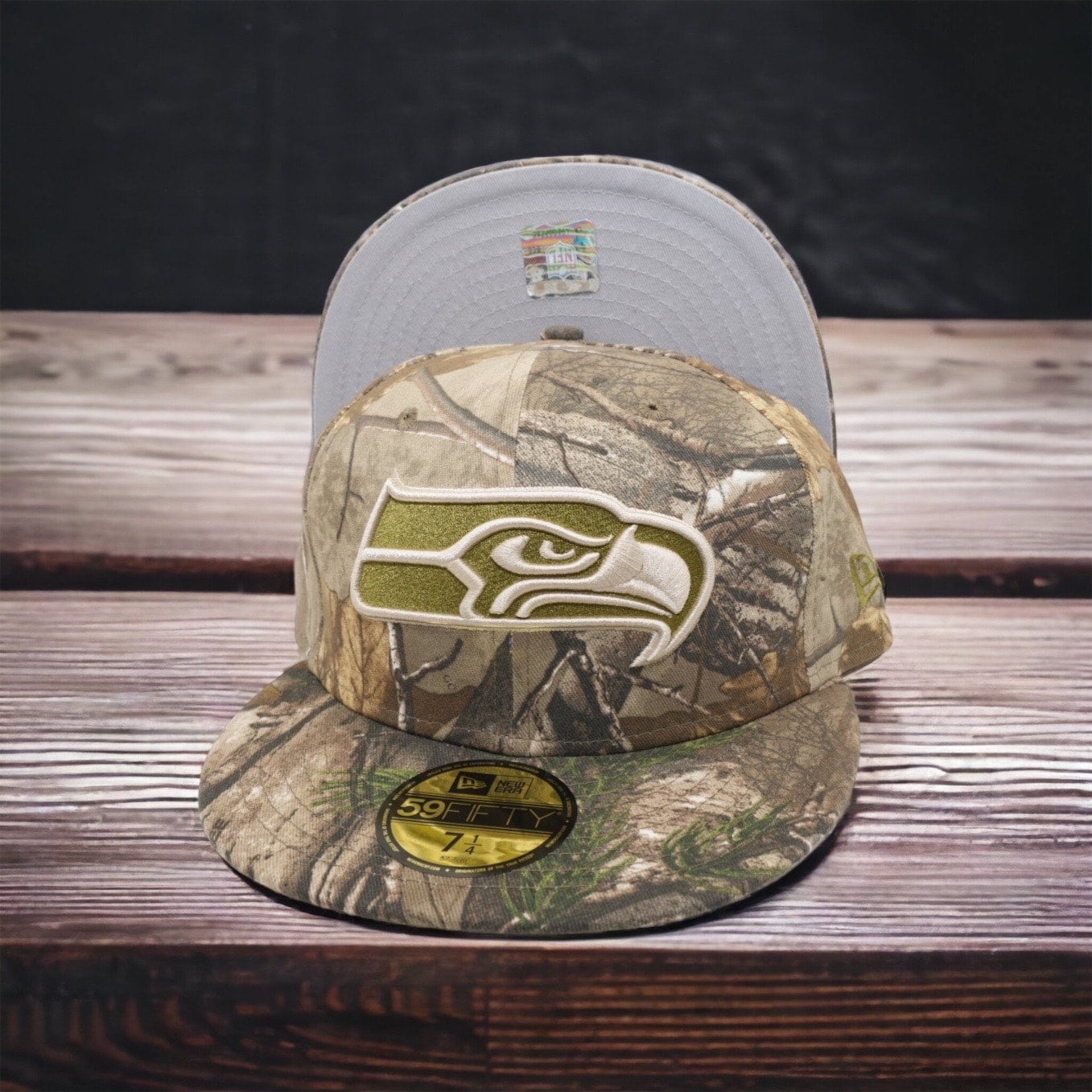 Seattle Seahawks New Era Realtree Camo 59FIFTY Fitted Hat My Hatstop