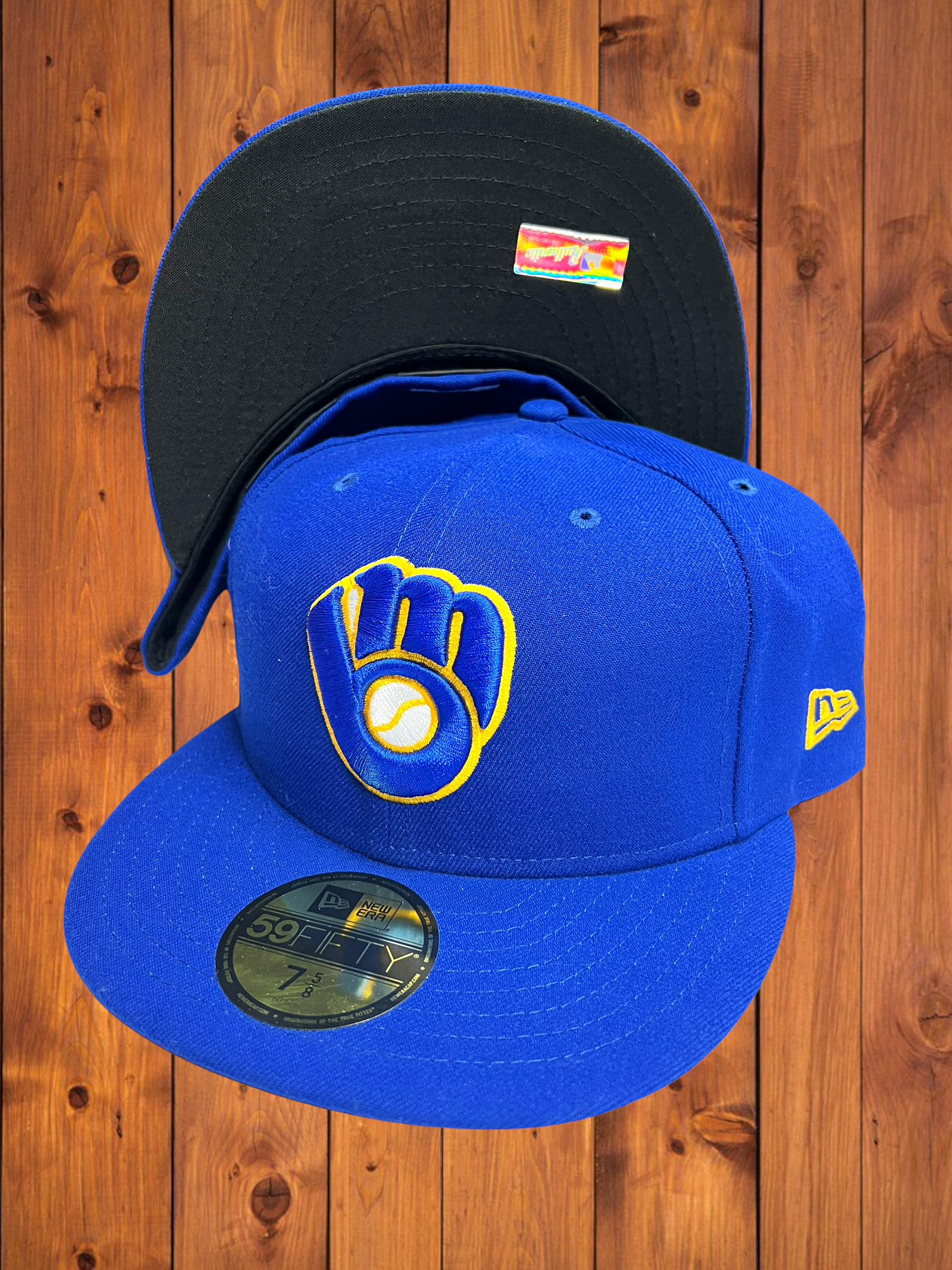 Milwaukee Brewers New Era All Royal Blue Authentic Collection