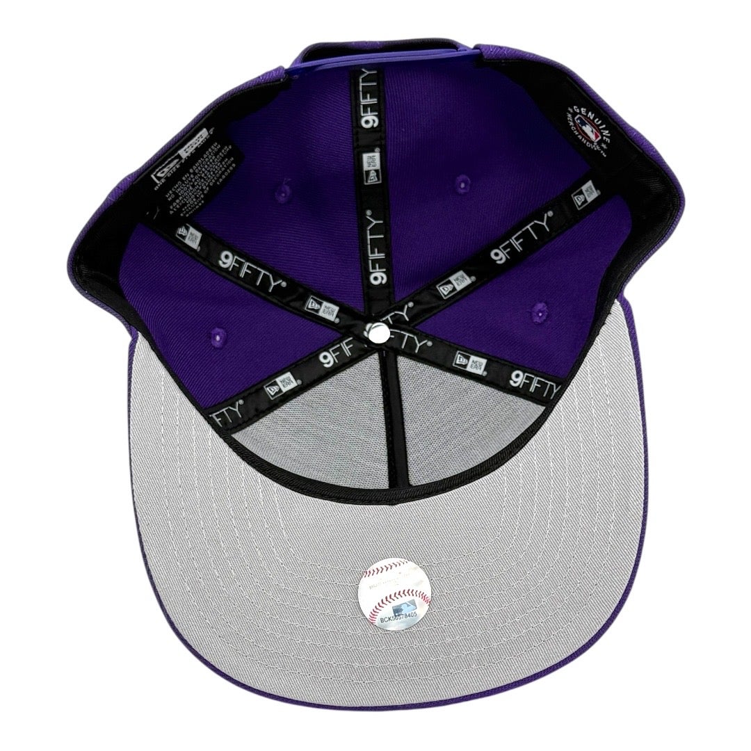 Arizona Diamondbacks New Era Purple Snake Logo 9FIFTY A-Frame