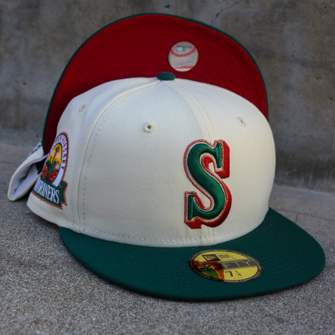 Seattle Mariners 30th Anniversary Chrome White 59FIFTY Fitted Cap