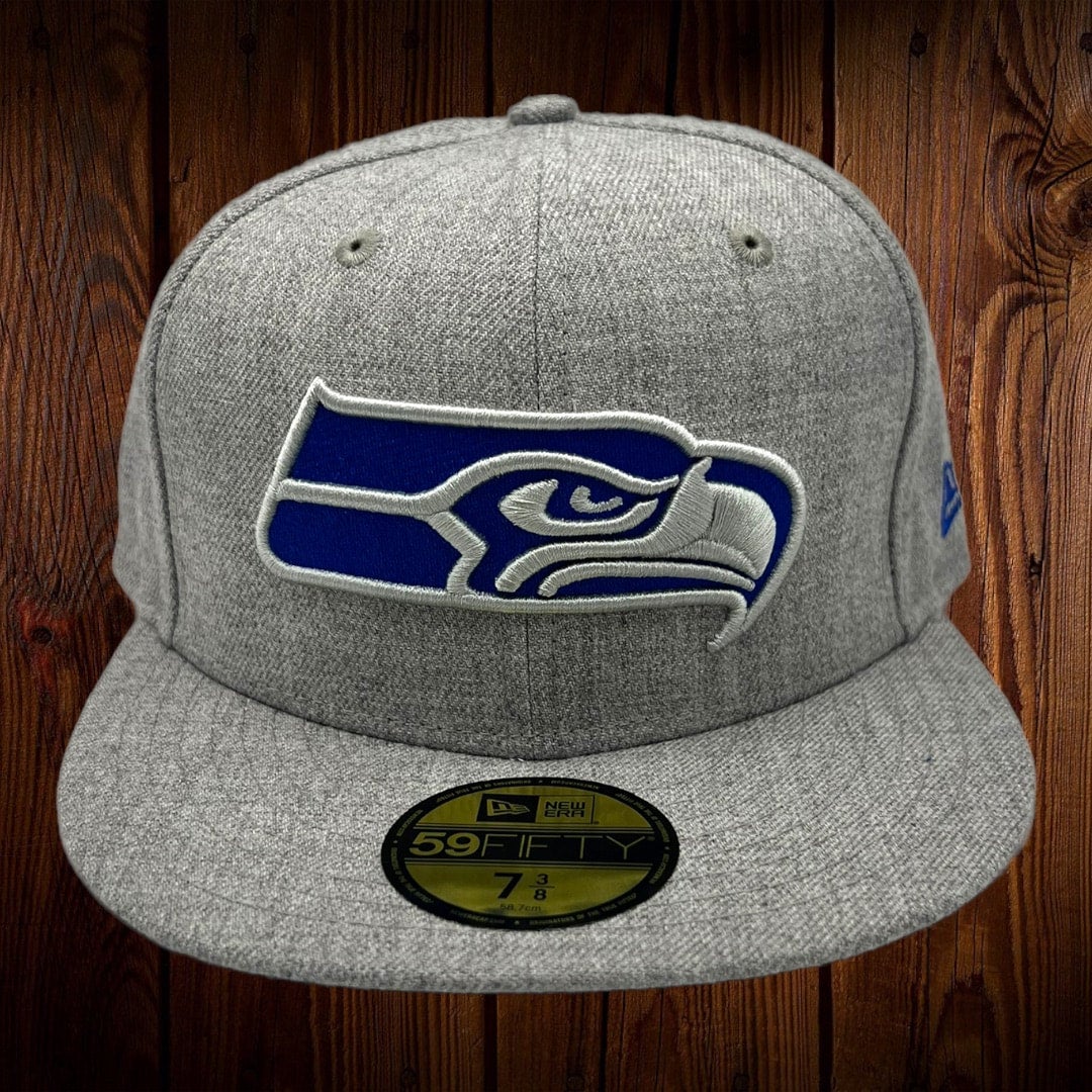 Seattle Seahawks 59 fifty New Era NFL Cap Hat Size 7 3/8 *Used* *Free  Shipping*