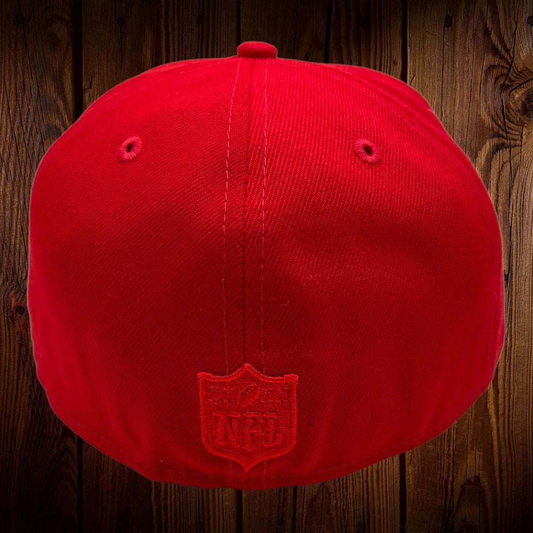 NFL Shield New Era Logo 59FIFTY Fitted Hat - Red