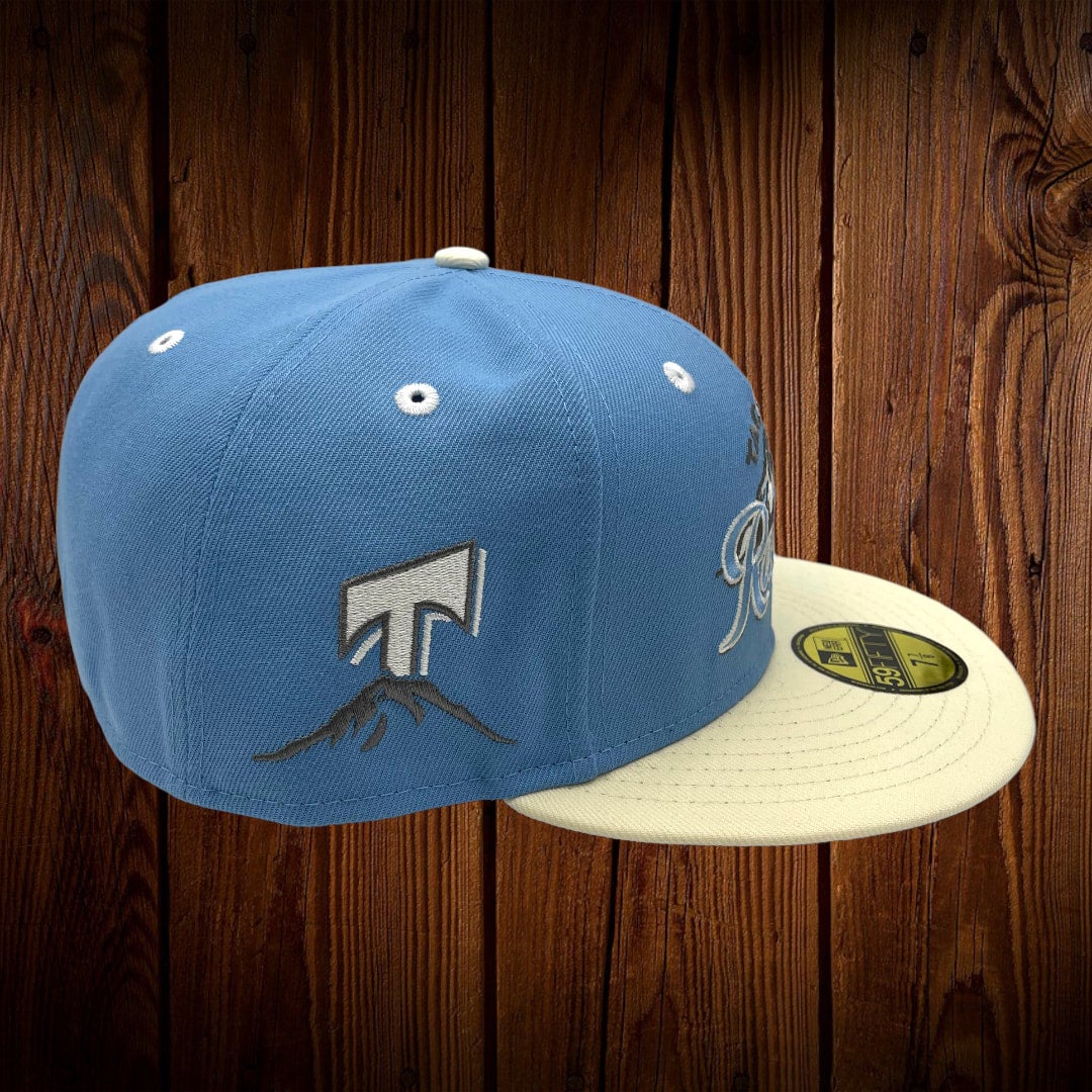 Tacoma Rainiers New Era Sky Blue/Chrome Bill With Gray Bottom With