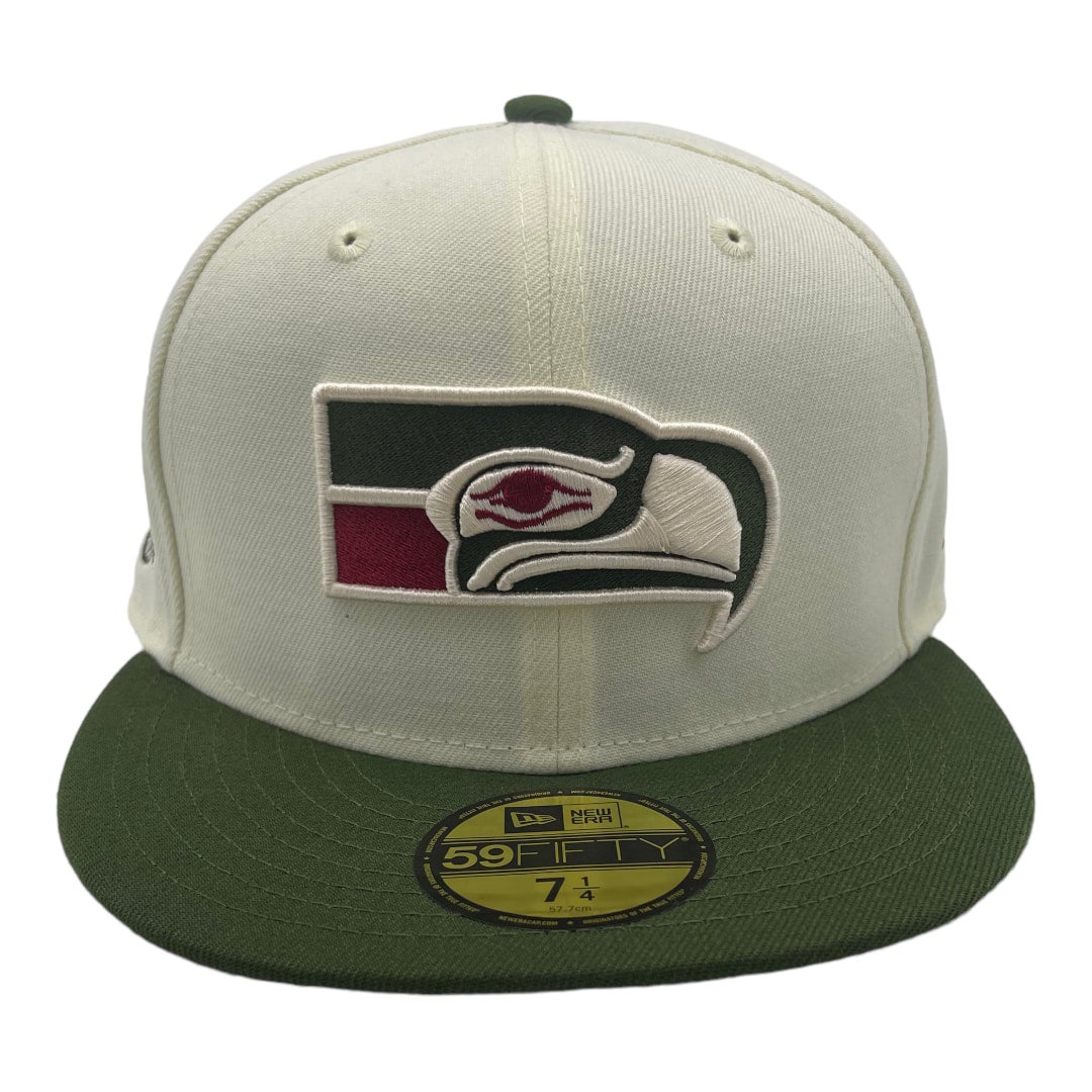 Men's New Era Stone/Midnight Green Philadelphia Eagles 2023 Salute to Service Low Profile 59FIFTY Fitted Hat