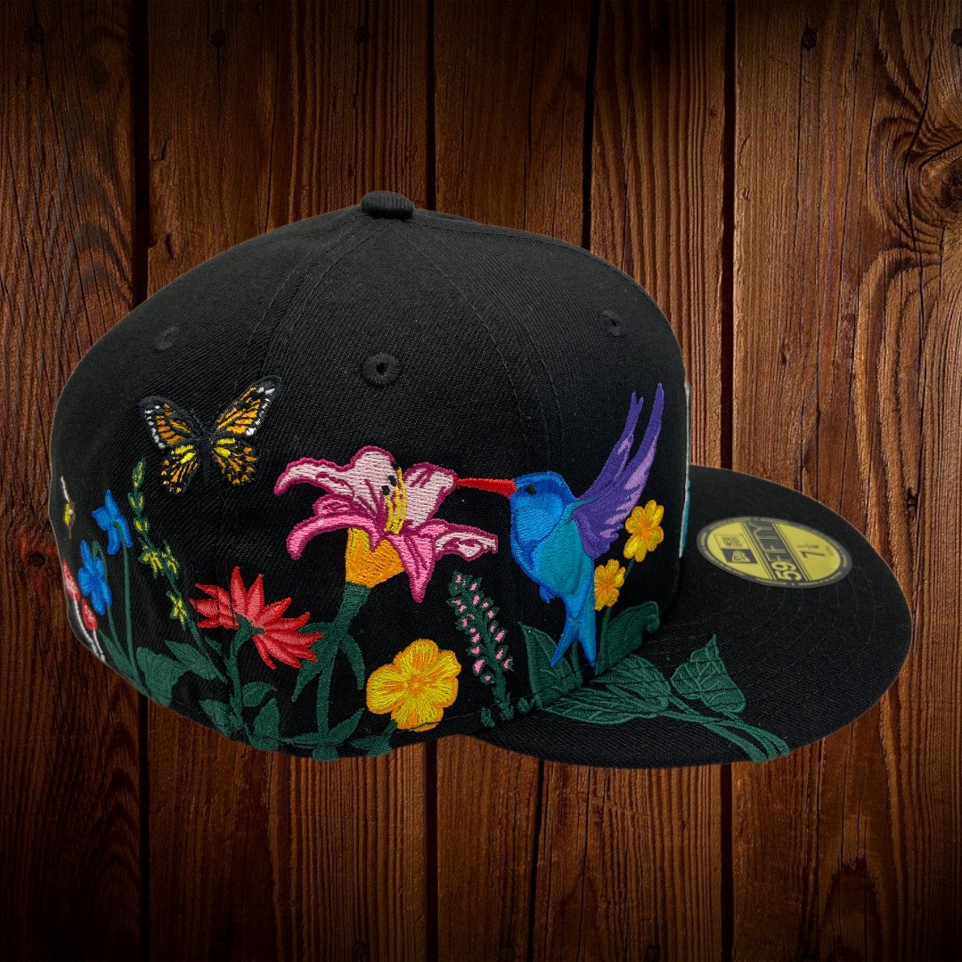 FLORIDA MARLINS NEW ERA 59FIFTY BLOOMING FLOWER COLLECTION HAT