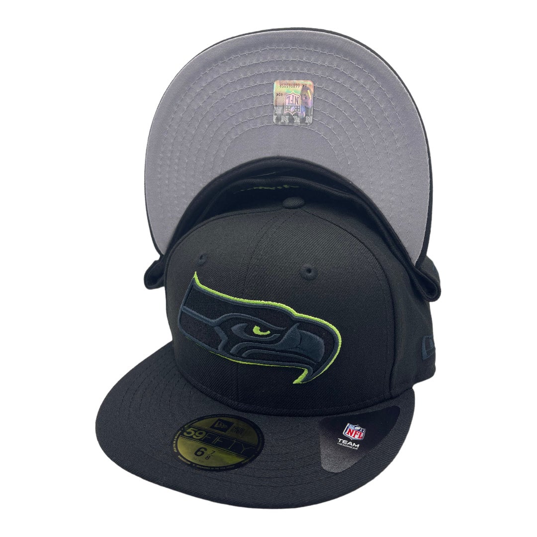 Seattle Seahawks New Era 2023 NFL Crucial Catch Low Profile 59FIFTY Fitted  Hat - Black