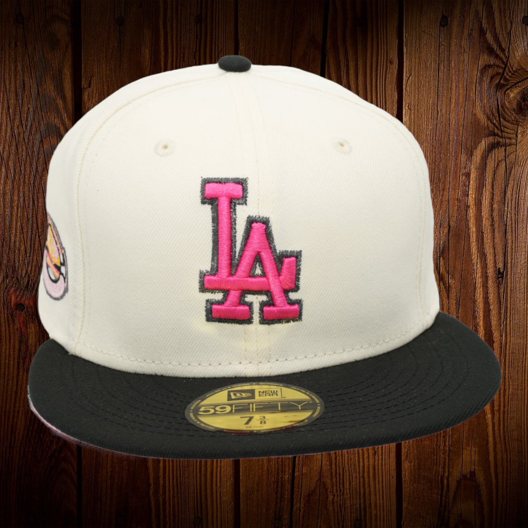 Men's New Era White/Pink Kansas City Royals 50th Team Anniversary 59FIFTY Fitted Hat