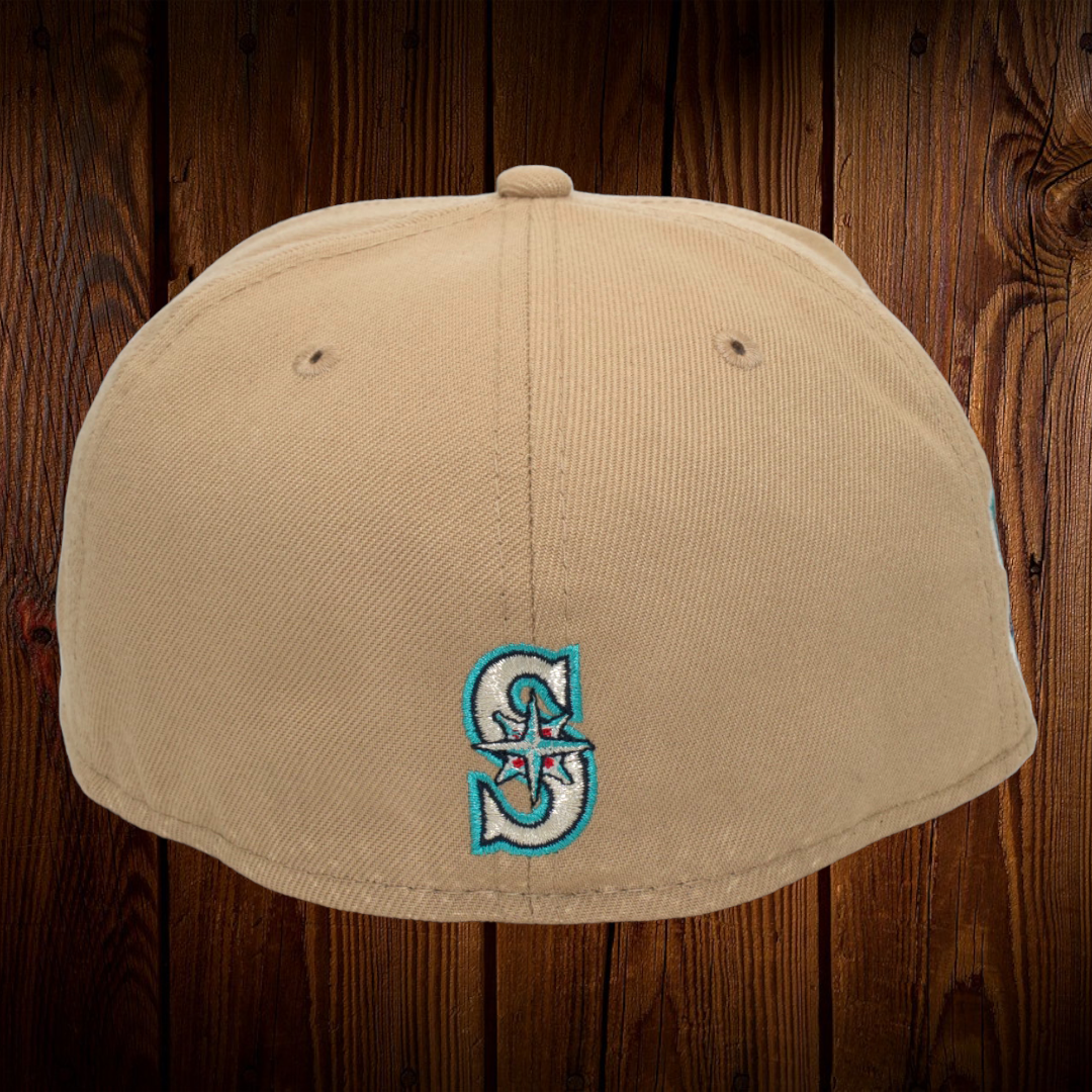 Brown Seattle Mariners Pink Bottom 30th Anniversary Side Patch New Era 59FIFTY Fitted 73/8