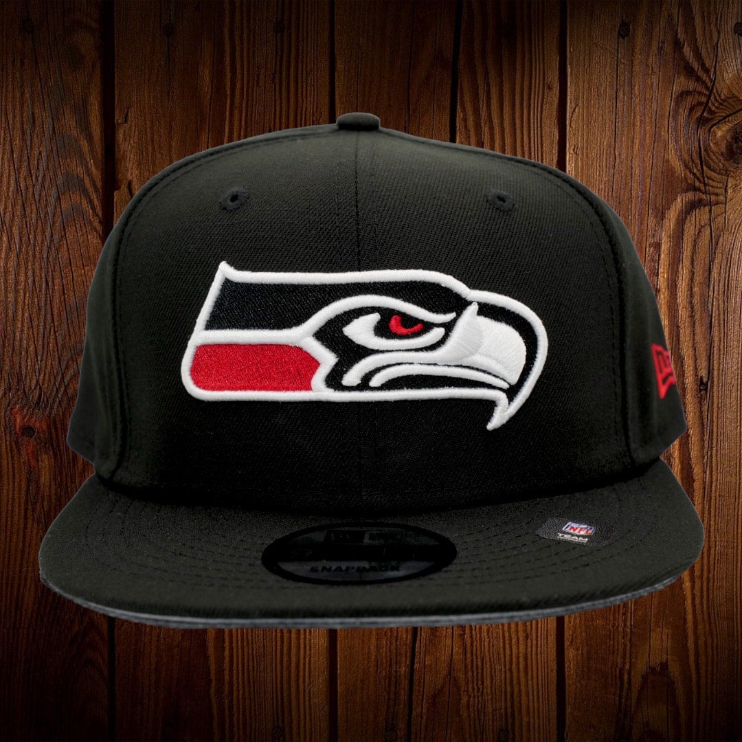 Seattle Seahawks New Era Red/Gray Bottom Logo 9FIFTY Adjustable Snapback Hat