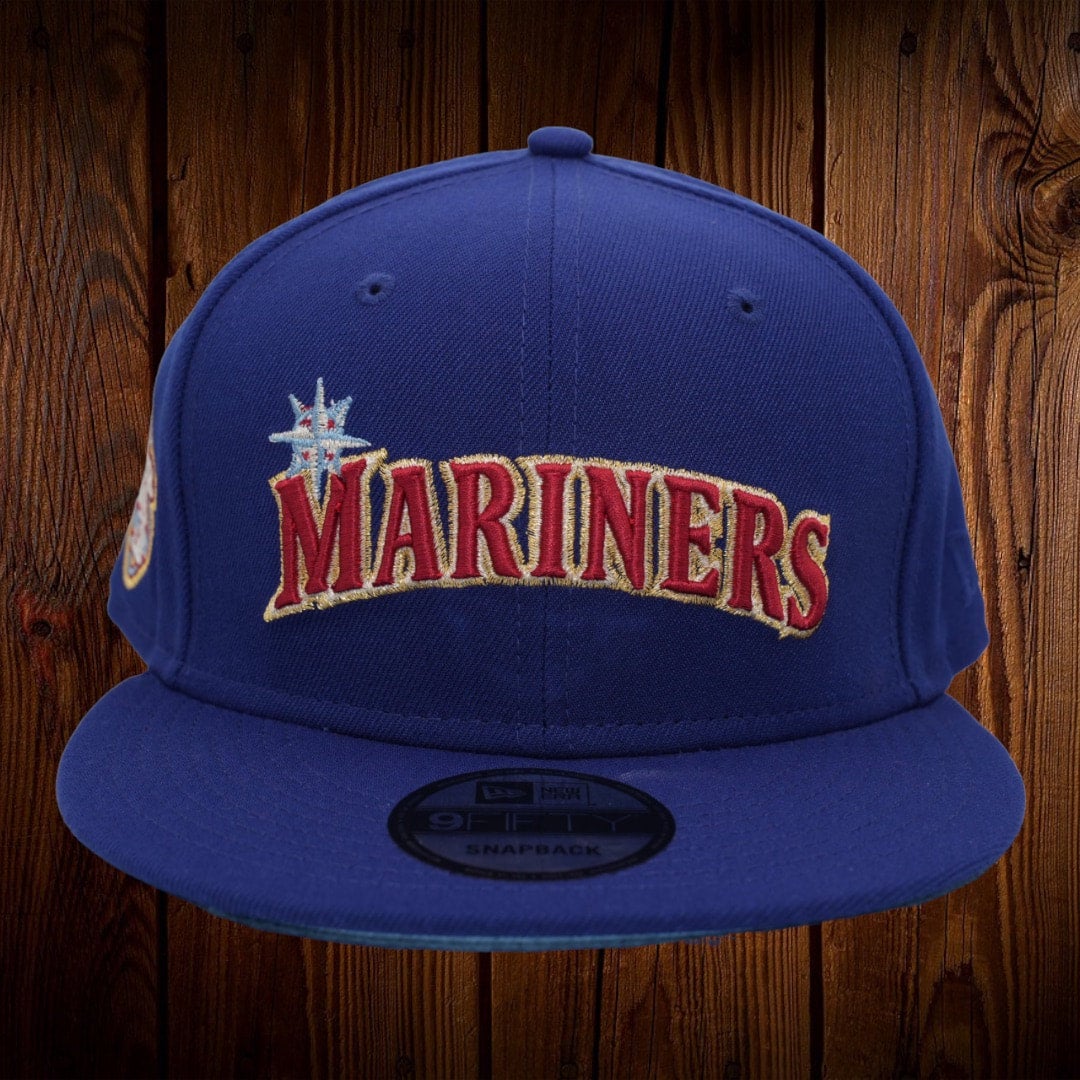 Seattle Mariners New Era Dark Royal Blue/Sky Blue Bottom With 2023 All-Star  Game Patch On Side 9FIFTY Adjustable SnapBack Hat