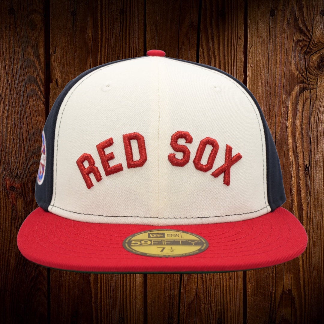 Boston Red Sox New Era Jersey Pack Chrome White And Navy/Red Bill