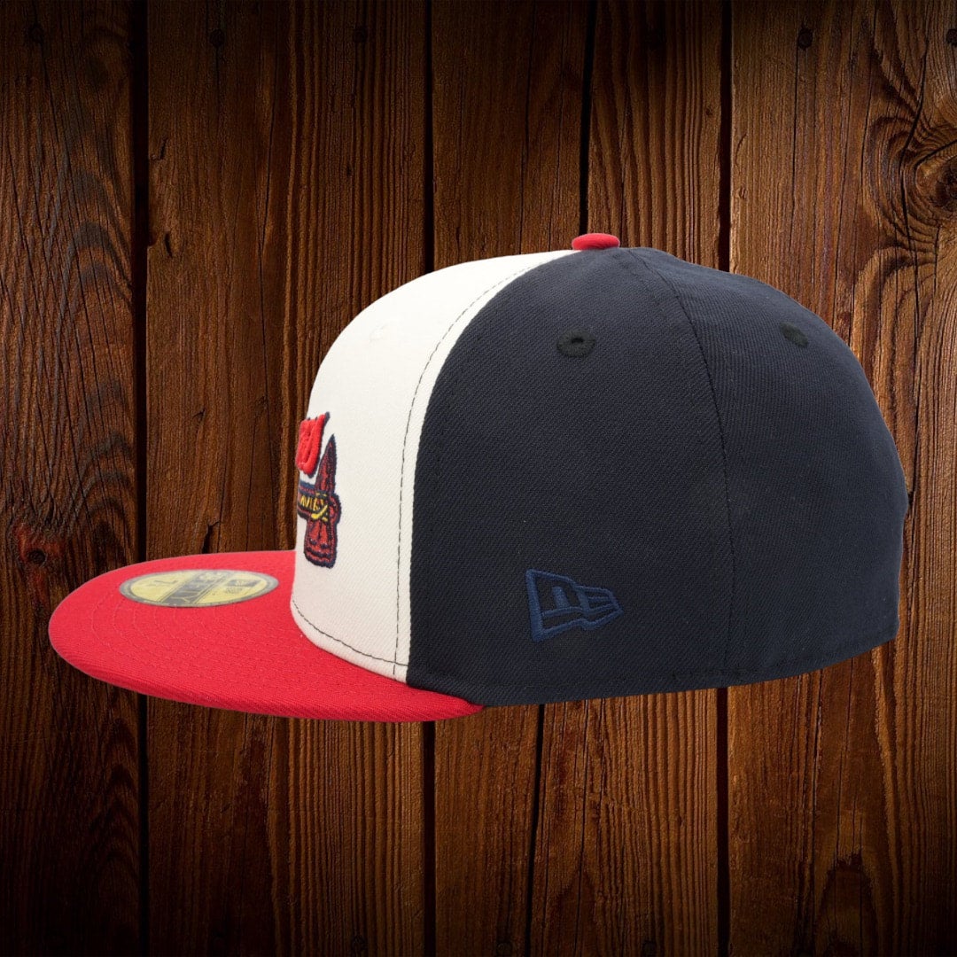 New Era 59FIFTY Fitted Female Aux Pack Atlanta Braves 30th Anniversary Patch Hat - Grey Grey / 7 1/8