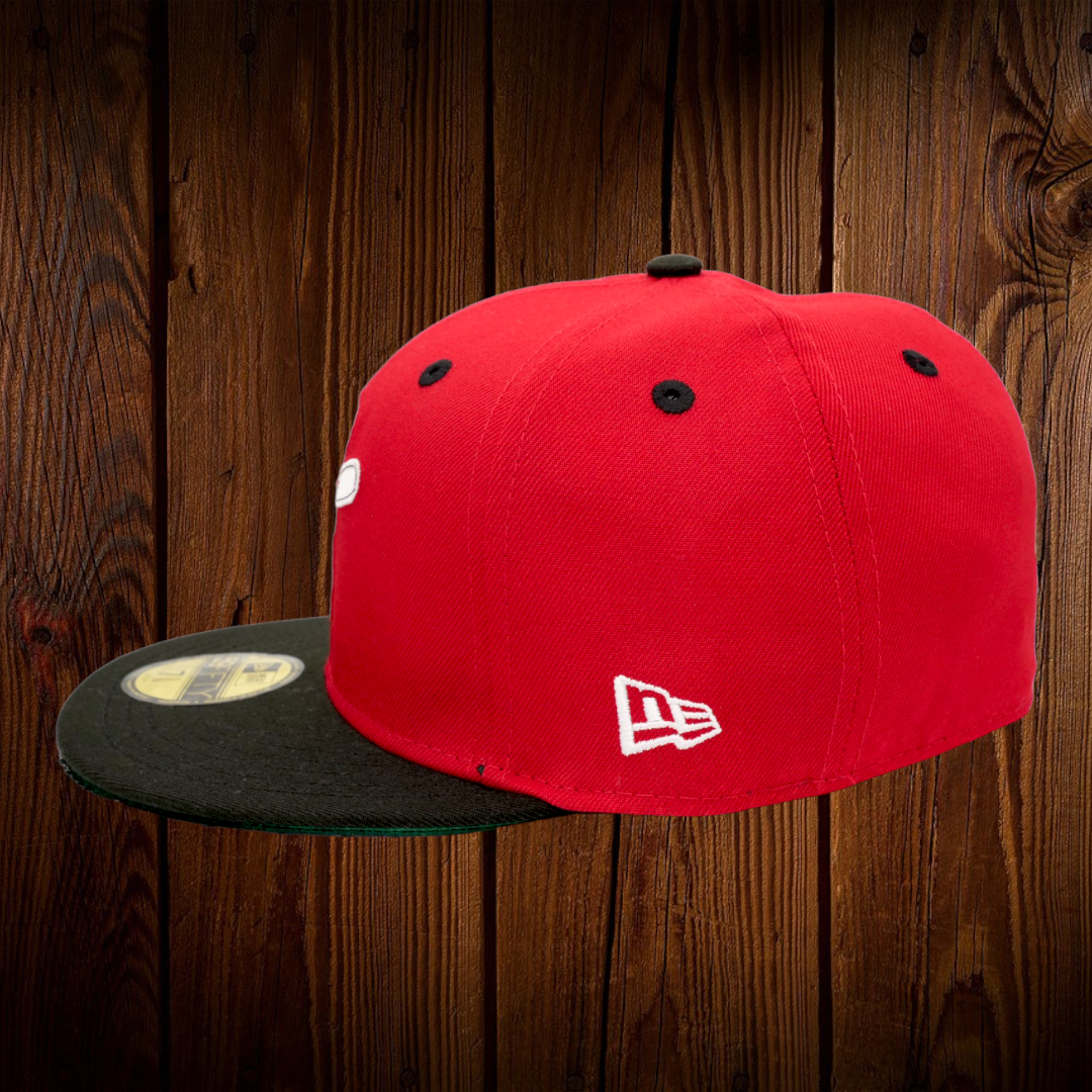 Cincinnati Reds New Era Red/Black Bill And Green Bottom With 1964