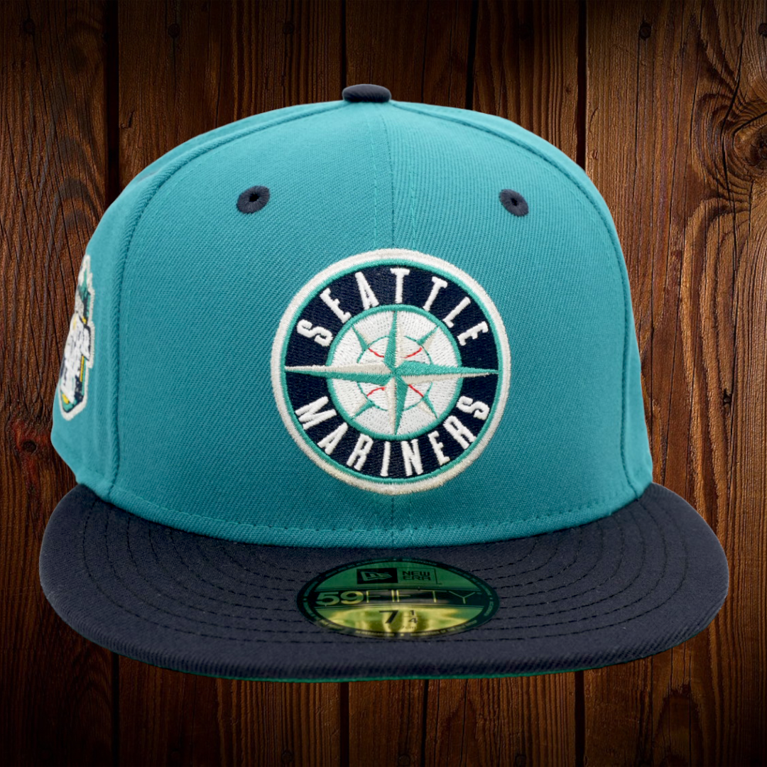 Seattle Mariners New Era Aqua/Navy Bill And Pink Bottom With 2023