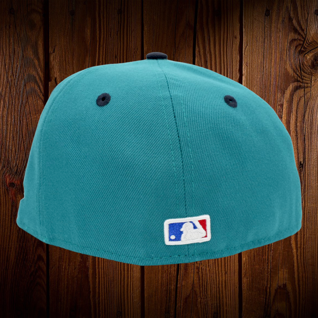 Seattle Mariners New Era Aqua/Navy Bill And Pink Bottom With 2023