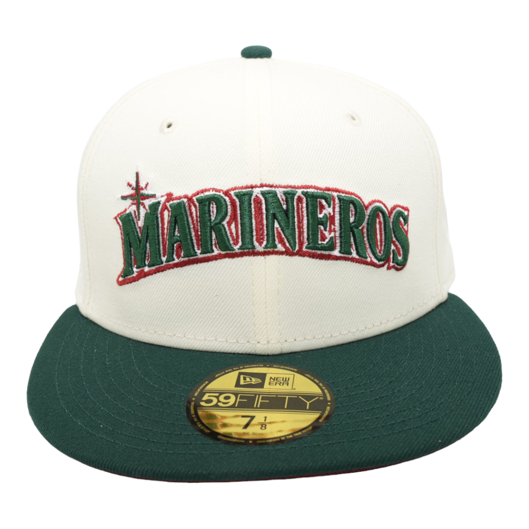 Seattle Mariners New Era Jersey 59FIFTY Fitted Hat - Black