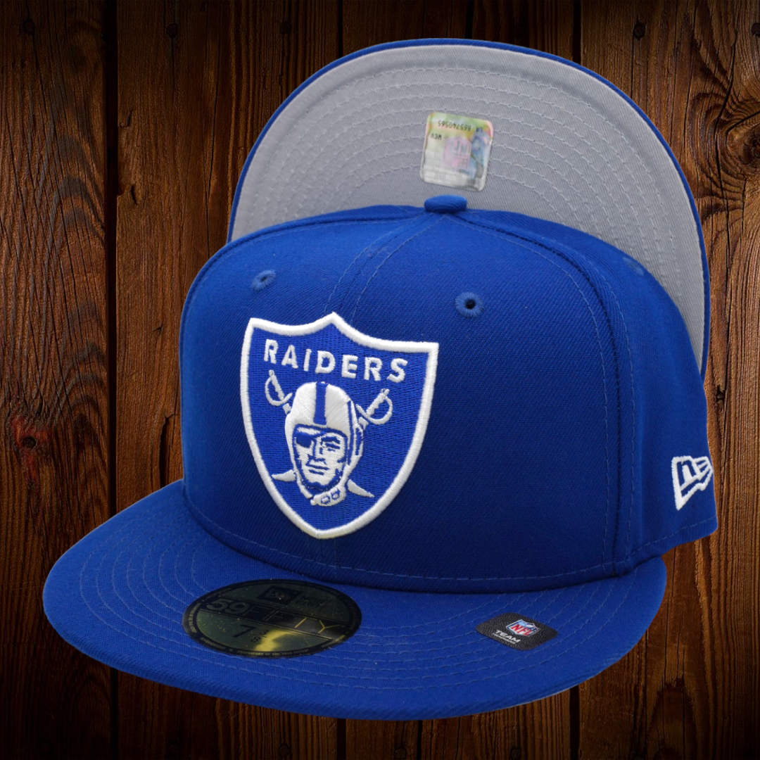 Las Vegas Raiders Evergreen Ocean Side Blue 2 Tone 9FIFTY Snapback Cap