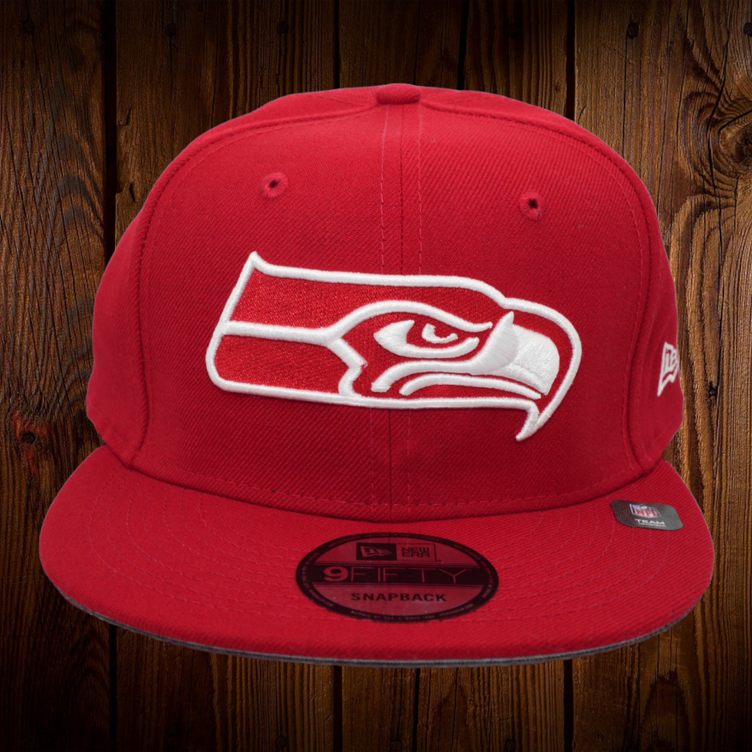 Seattle Seahawks New Era A-Frame 9FIFTY Snapback Trucker Hat - College Navy