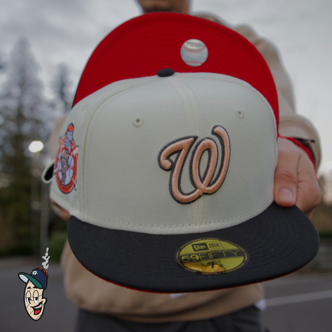 New Era Washington Nationals Navy/Red on Field Diamond 59FIFTY Fitted Hat