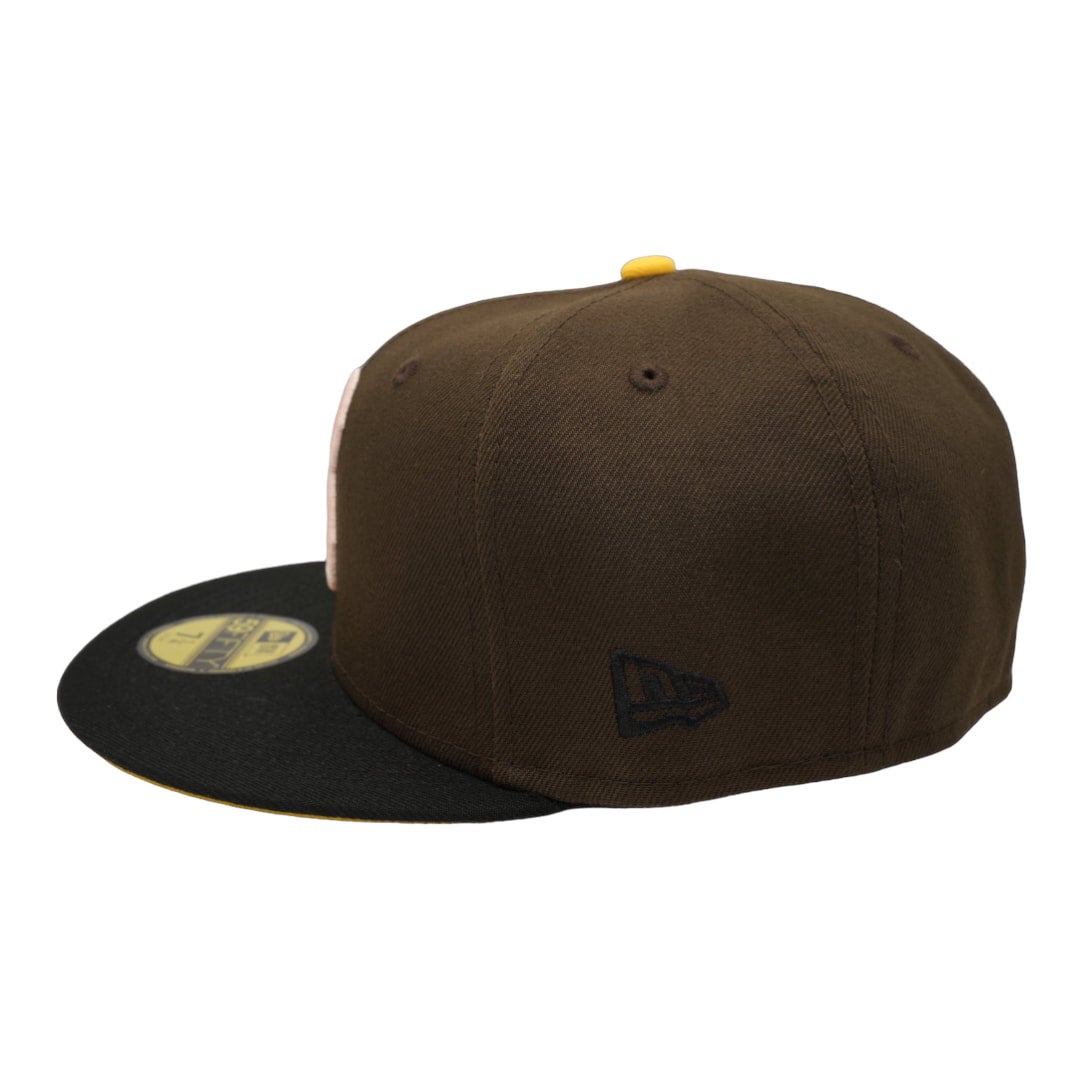 New Era 59FIFTY-BLANK Solid Brown Fitted Hat