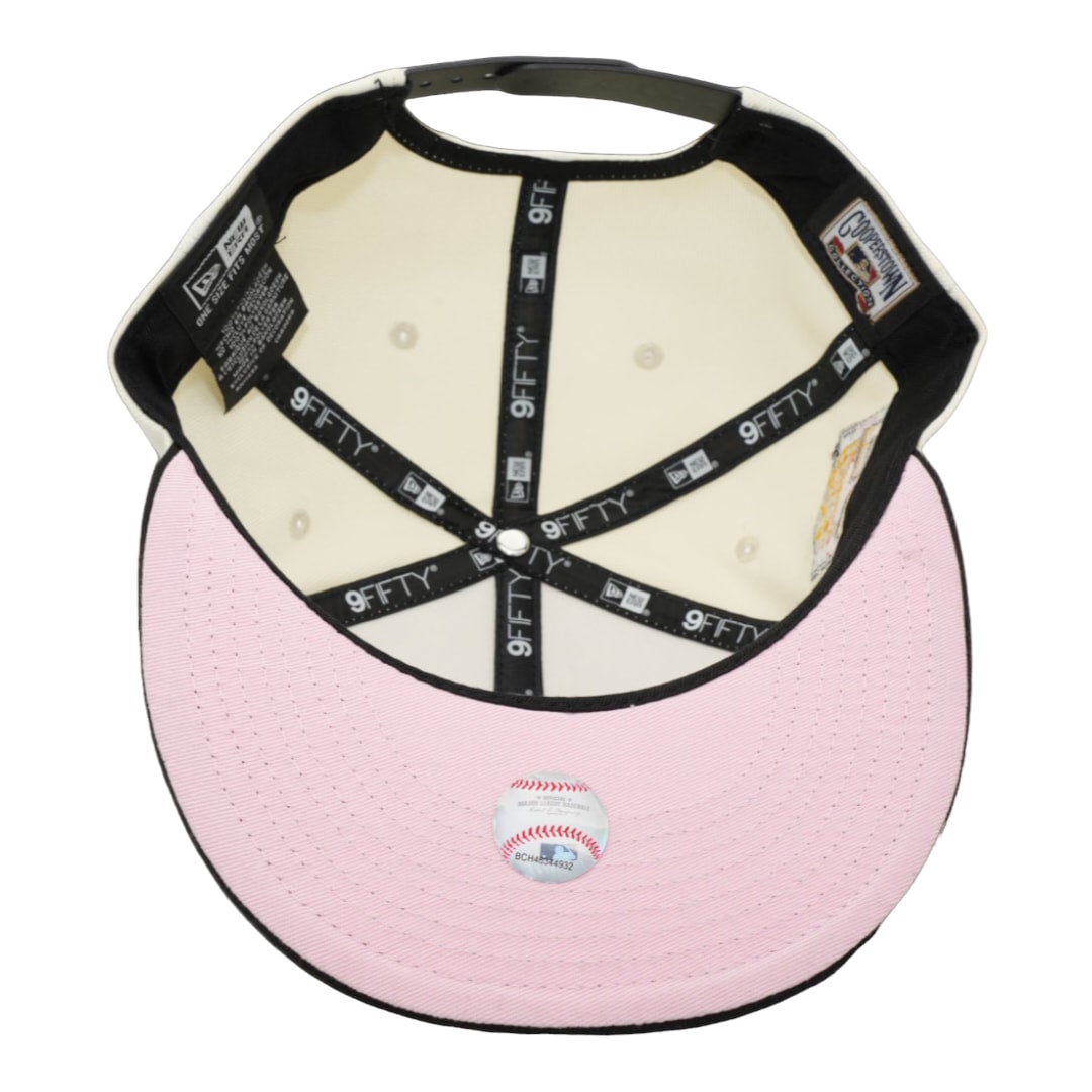 Houston Astros New Era Chrome White/Black Bill And Pink Bottom With 50th  Aniversaty Patch On Side 9FIFTY Adjustable Snapbacks Hat