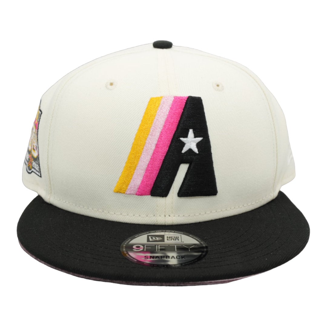 Men's Houston Astros New Era White Vintage 9FIFTY Snapback Hat