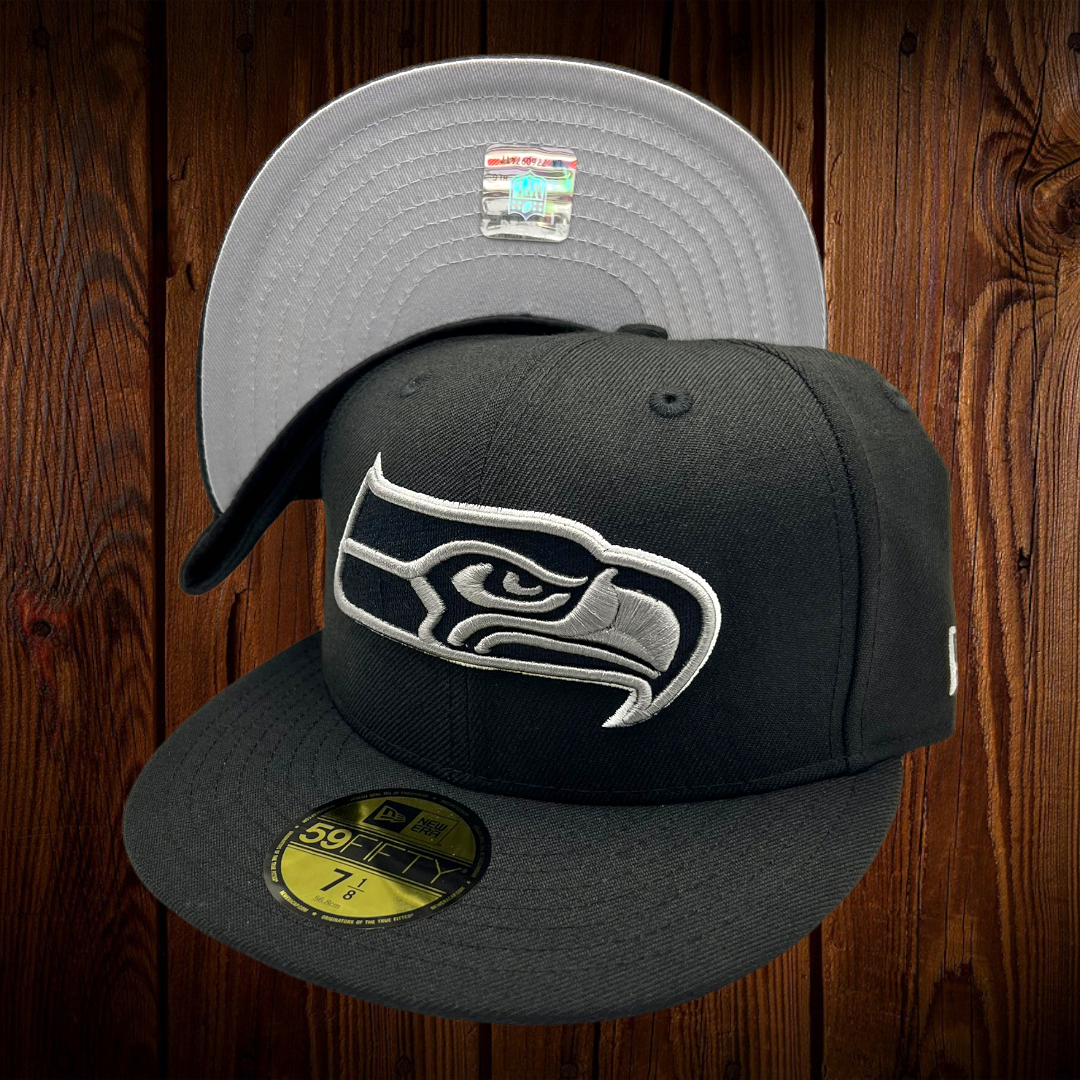 New Era Men's Gray Seattle Seahawks Outline  