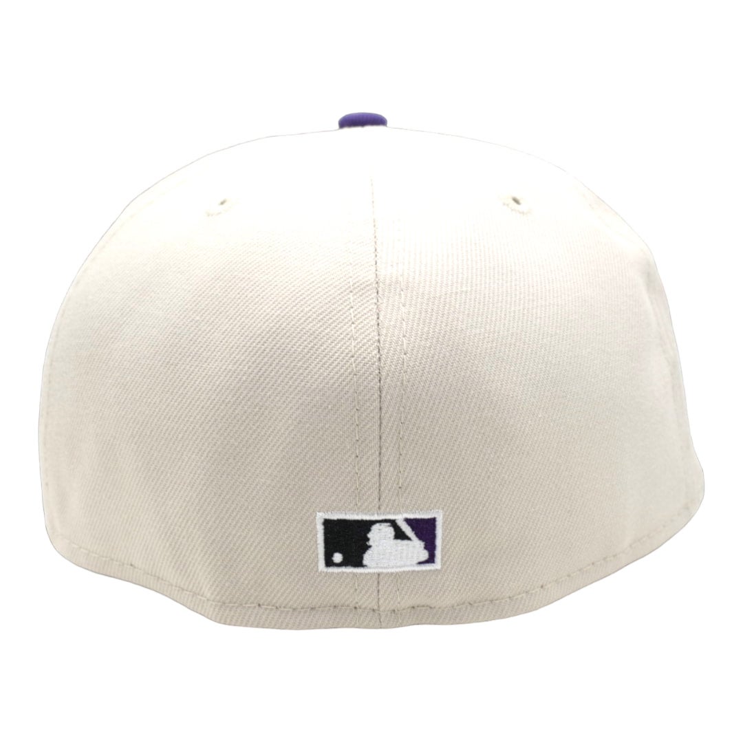 Houston Astros New Era Stone/Purple Bill And Gray Bottom With 40th  Anniversary Patch On Side 59FIFTY Fitted Hat