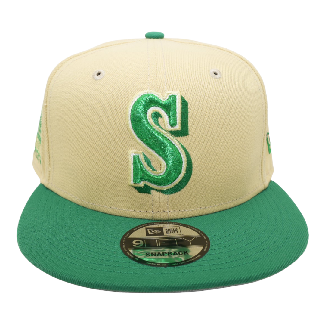 Seattle Mariners New Era Emerald Green/Walnut Bill And Vegas Gold