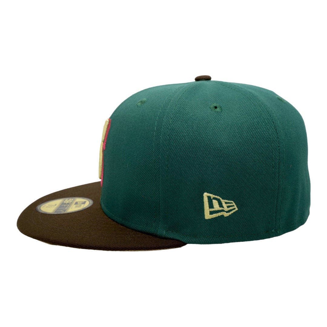 Seattle Mariners New Era Emerald Green/Walnut Bill And Vegas Gold