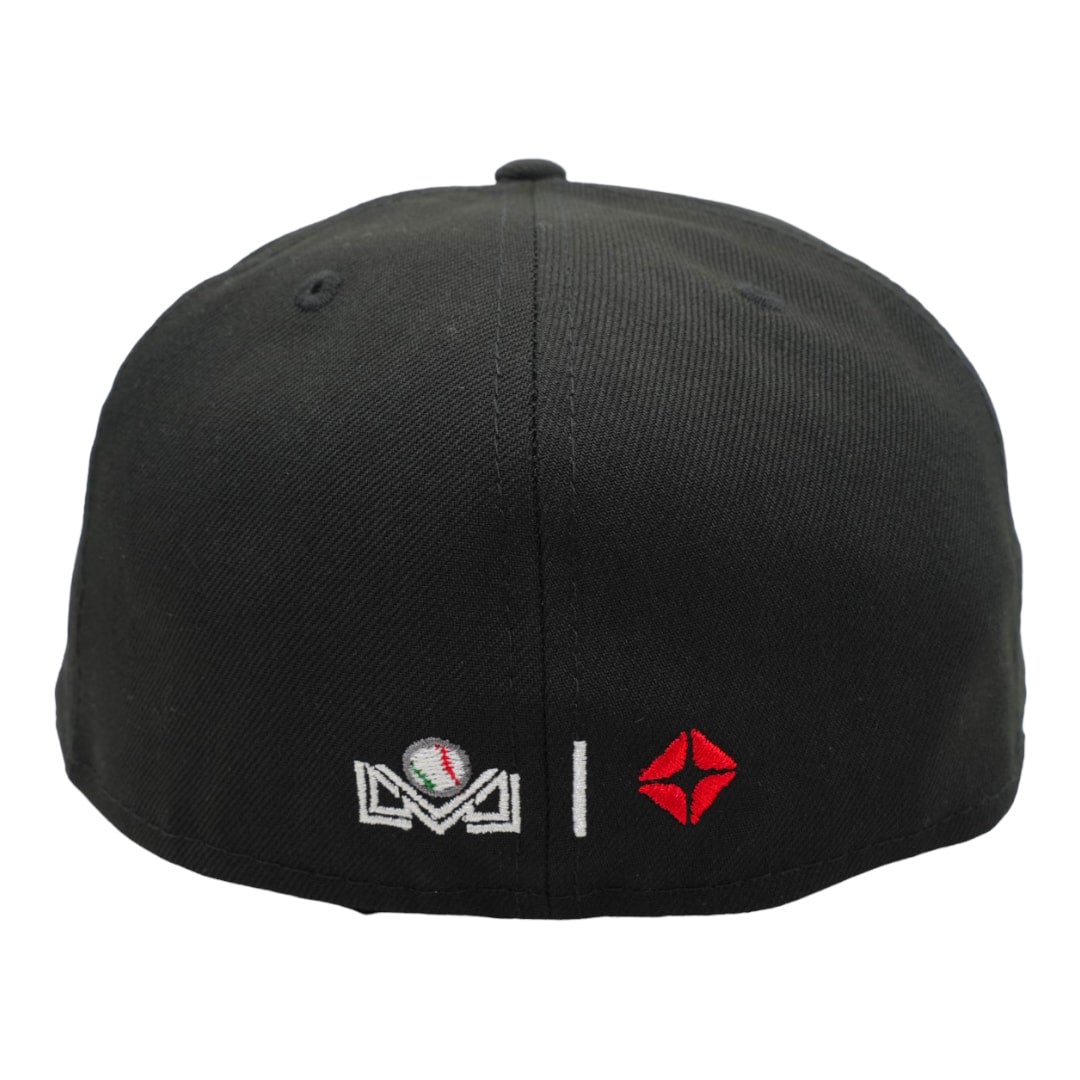 Naranjeros De Hermosillo New Era All Black And Gray Bottom 59FIFTY Fitted  Hat | My Hatstop