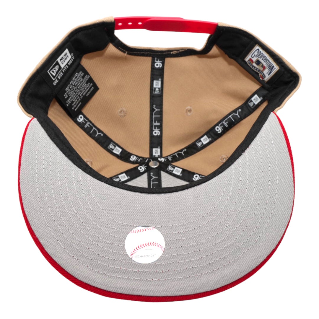 St. Louis Cardinals New Era Camel Tan/Scarlet Bill and Gray Bottom