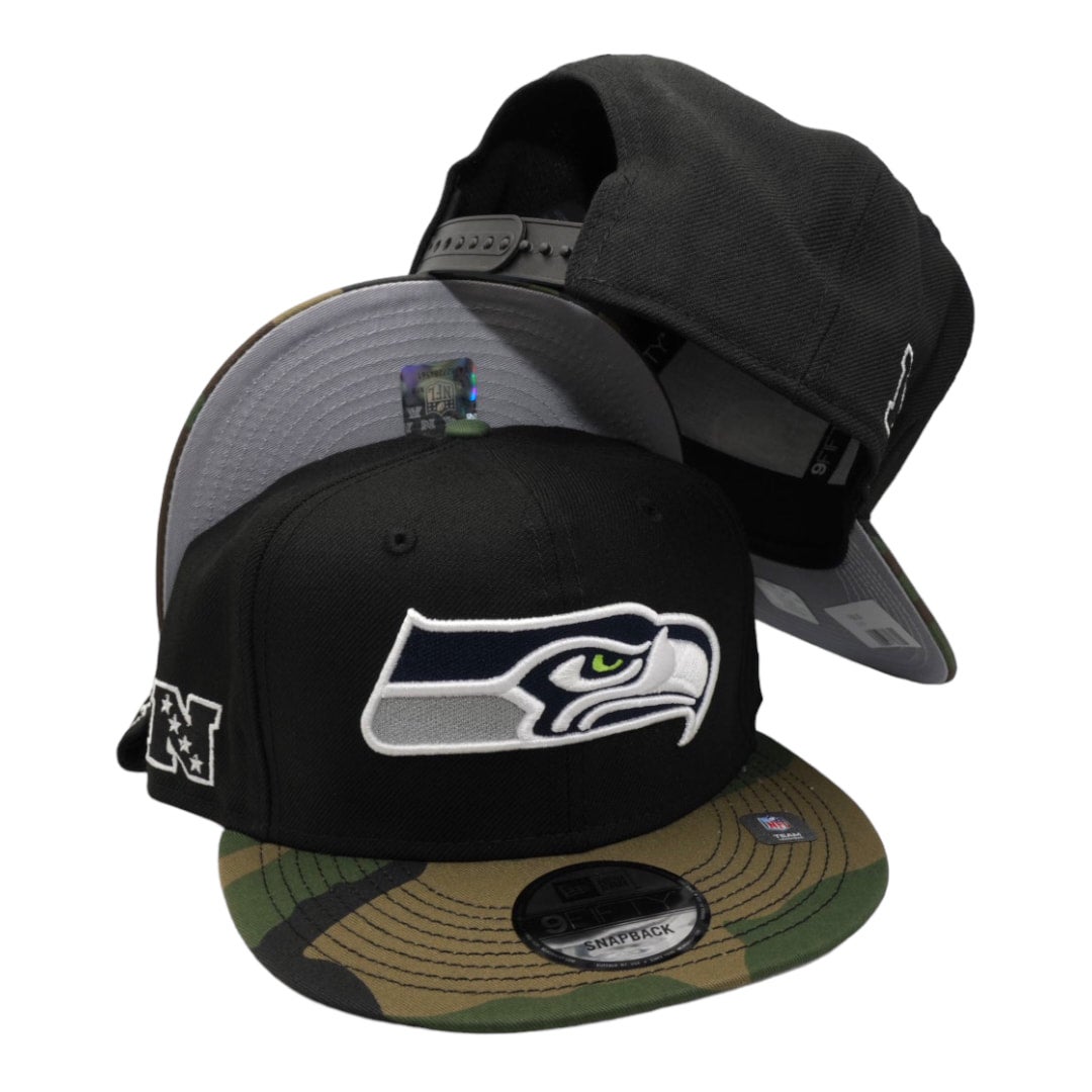 Seattle Seahawks New Era All Heather Gray/Royal Blue Bottom