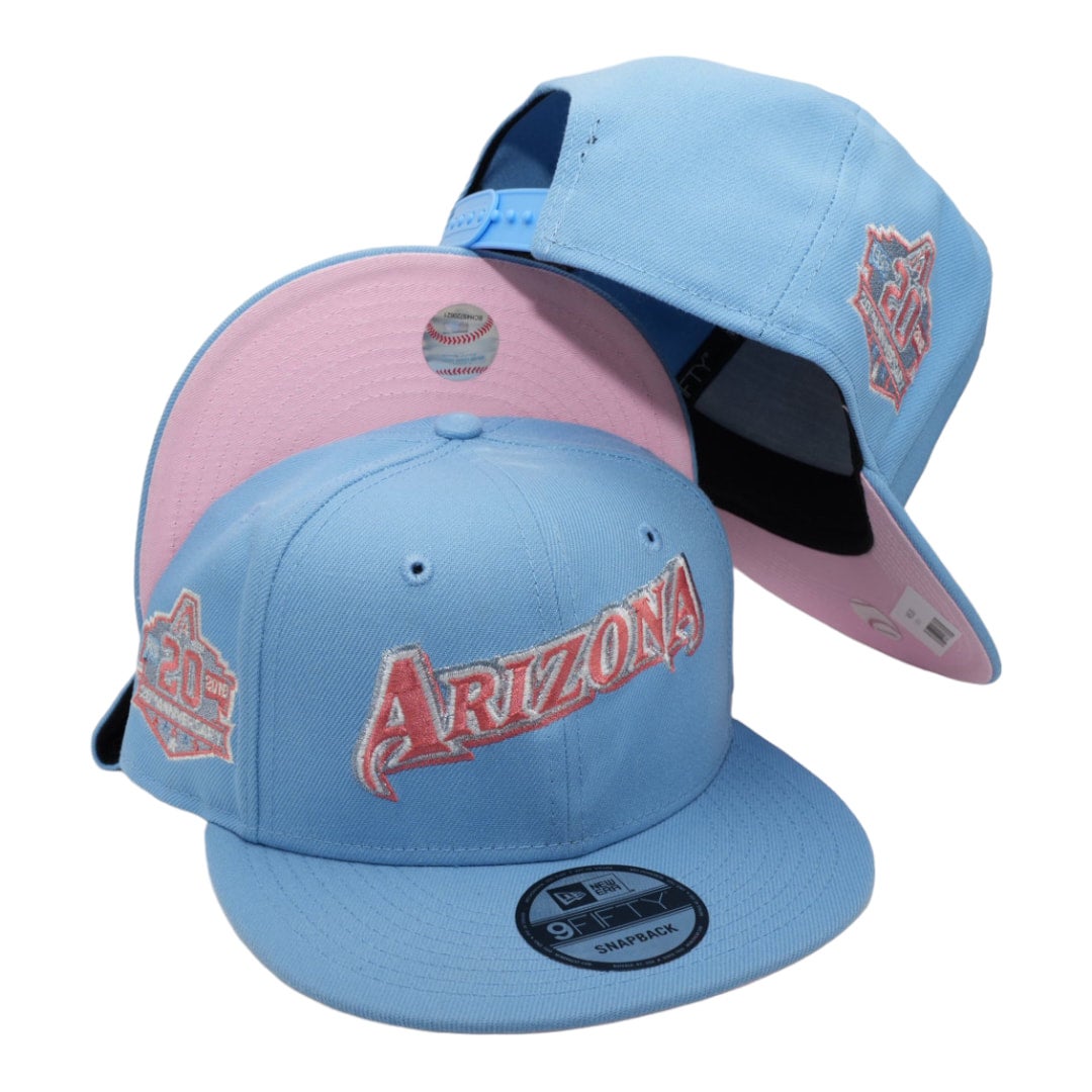 Sky Blue Arizona Diamondbacks Pink Bottom 10th Anniversary Side