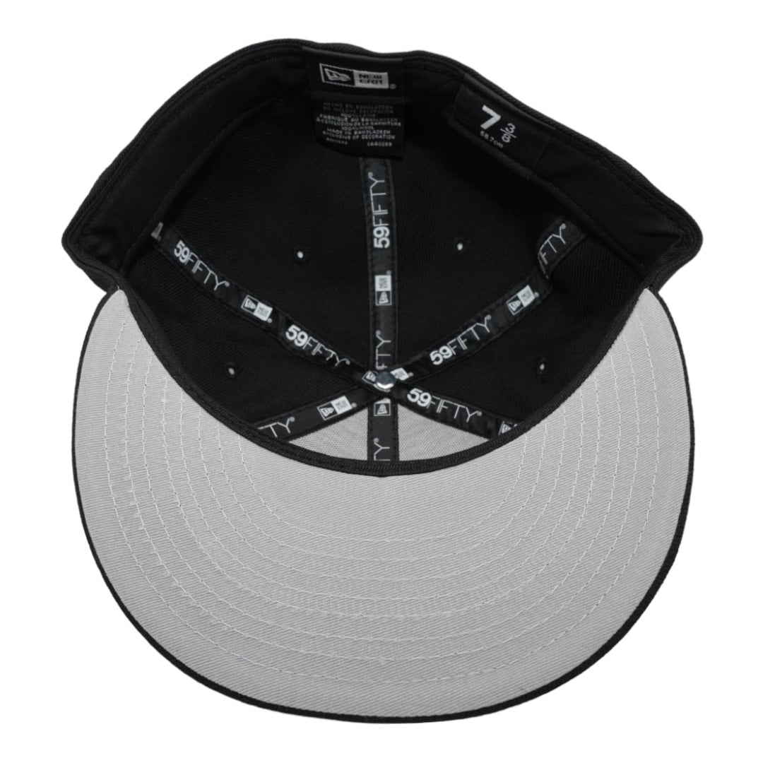 Charros de Jalisco New Era All Black And Gray Bottom 59FIFTY Fitted Hat