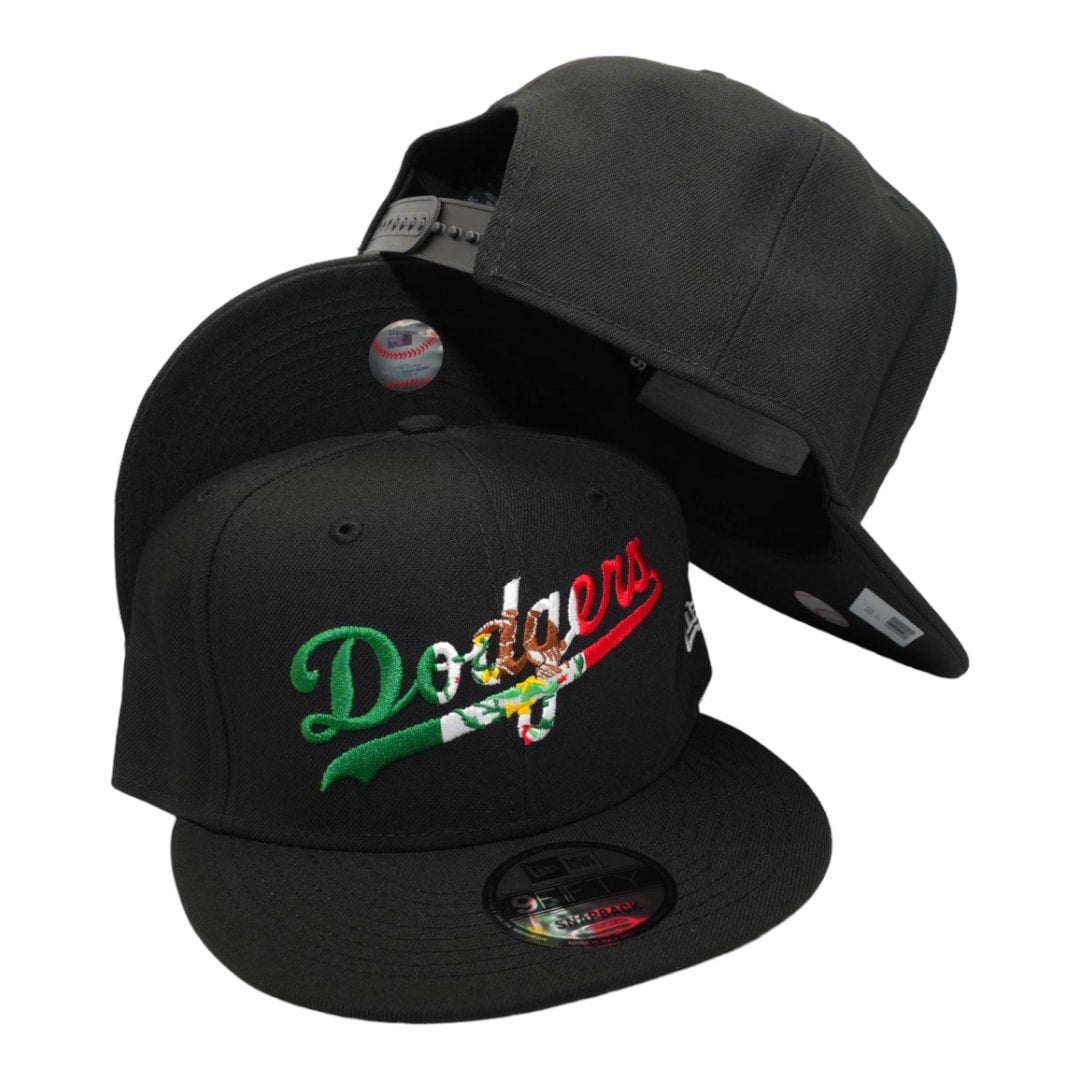 New Era 9Fifty Brooklyn Dodgers Snapback Trucker Hat - Black