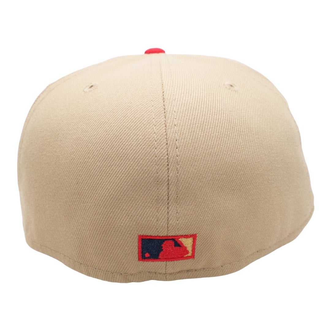 St. Louis Cardinals New Era Camel Tan/Scarlet Bill and Gray Bottom