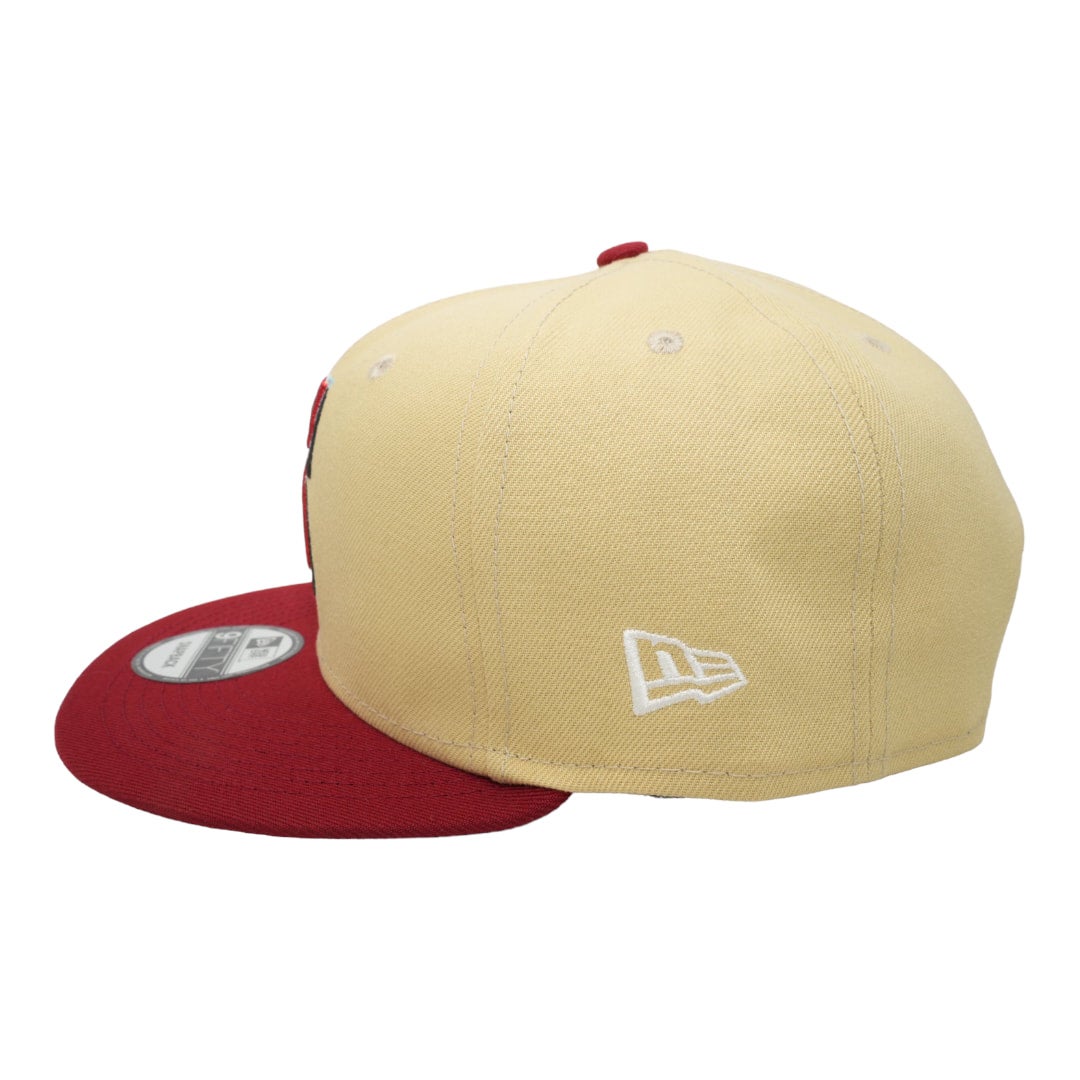Seattle Mariners New Era Vegas Gold/H Red Bill And Doscientos Blue Bottom  With 40TH Anniversary Patch On 9FIFTY Adjustable SnapBack Hat