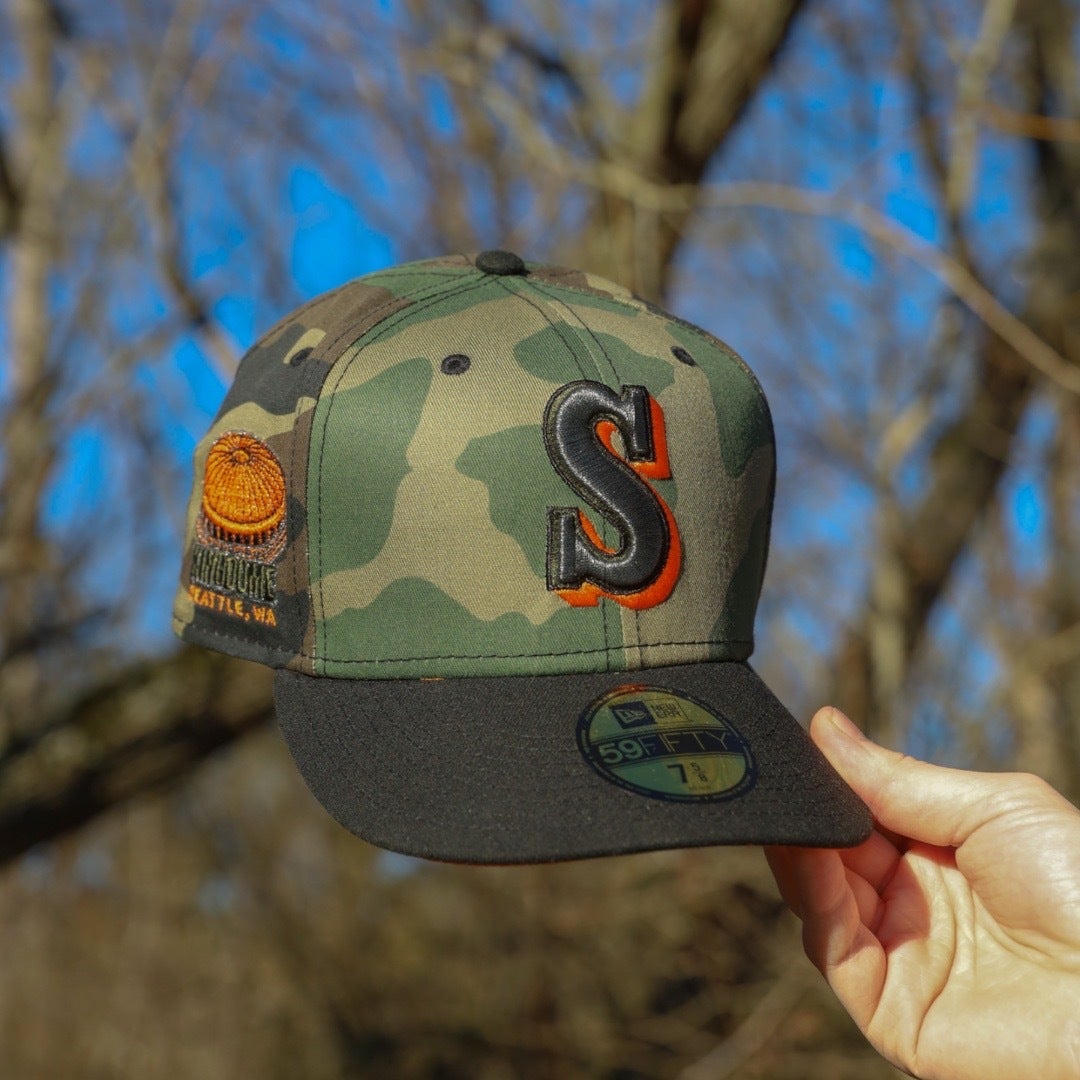 Pittsburgh Steelers New Era Woodland 59FIFTY Fitted Hat - Camo