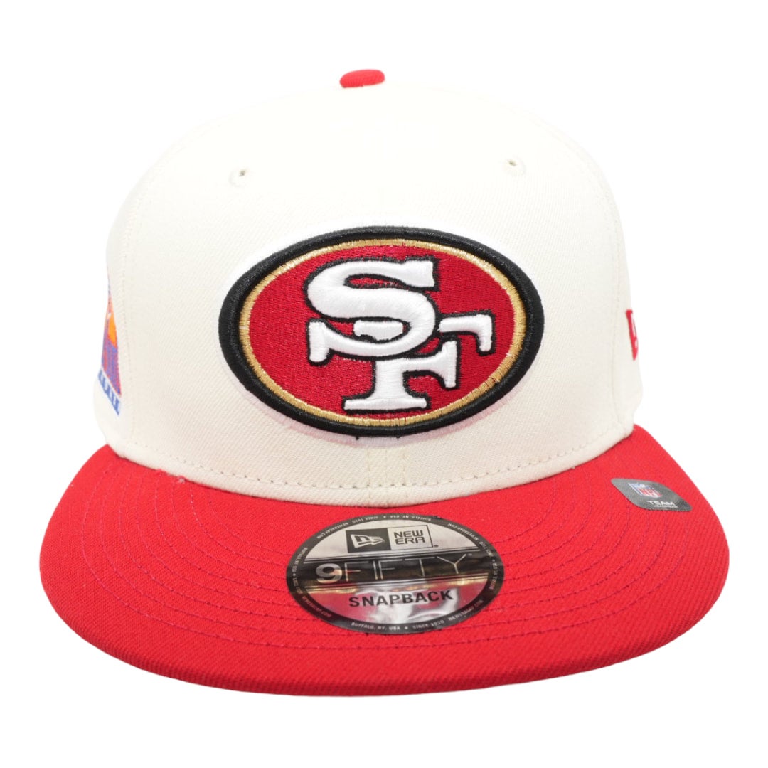 San Francisco 49ers New Era Youth All Black/Red Bill With Super Bowl XXIX  Patch On Side 59FIFTY Fitted Hat