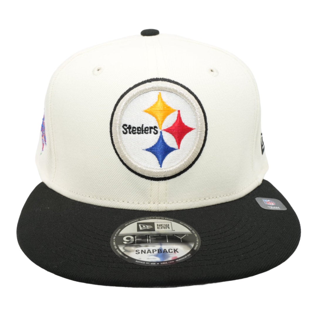 Pittsburgh Steelers New Era Vegas Gold/Black Bill And Green Bottom With  80th Anniversary Patch On Side 59FIFTY Fitted Hat