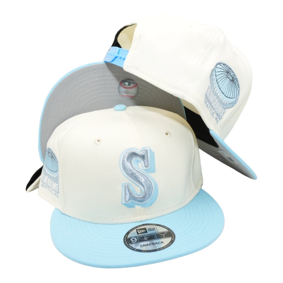 Tacoma Rainiers New Era Sky Blue/Chrome Bill With Gray Bottom With