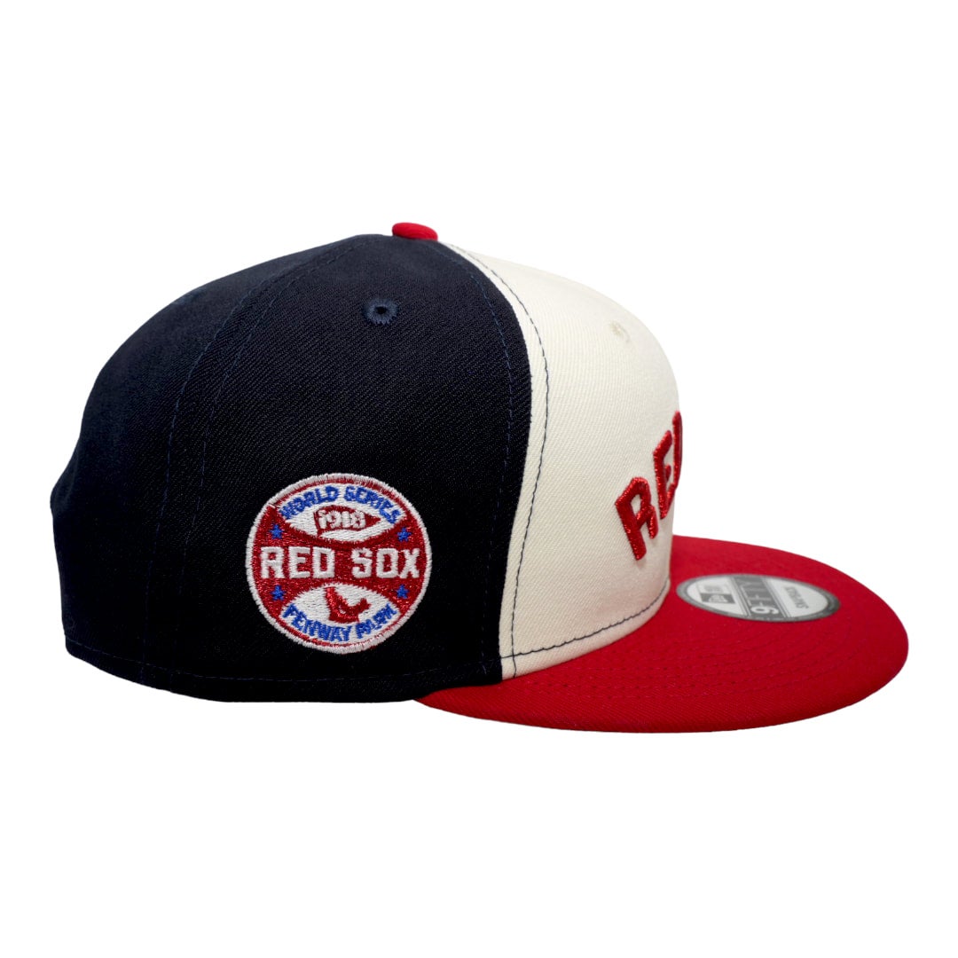 Boston Red Sox New Era Jersey Pack Chrome White And Navy/Red Bill And Kelly  Green Bottom With 1918 World Series Patch On Side 59FIFTY Fitted Hat